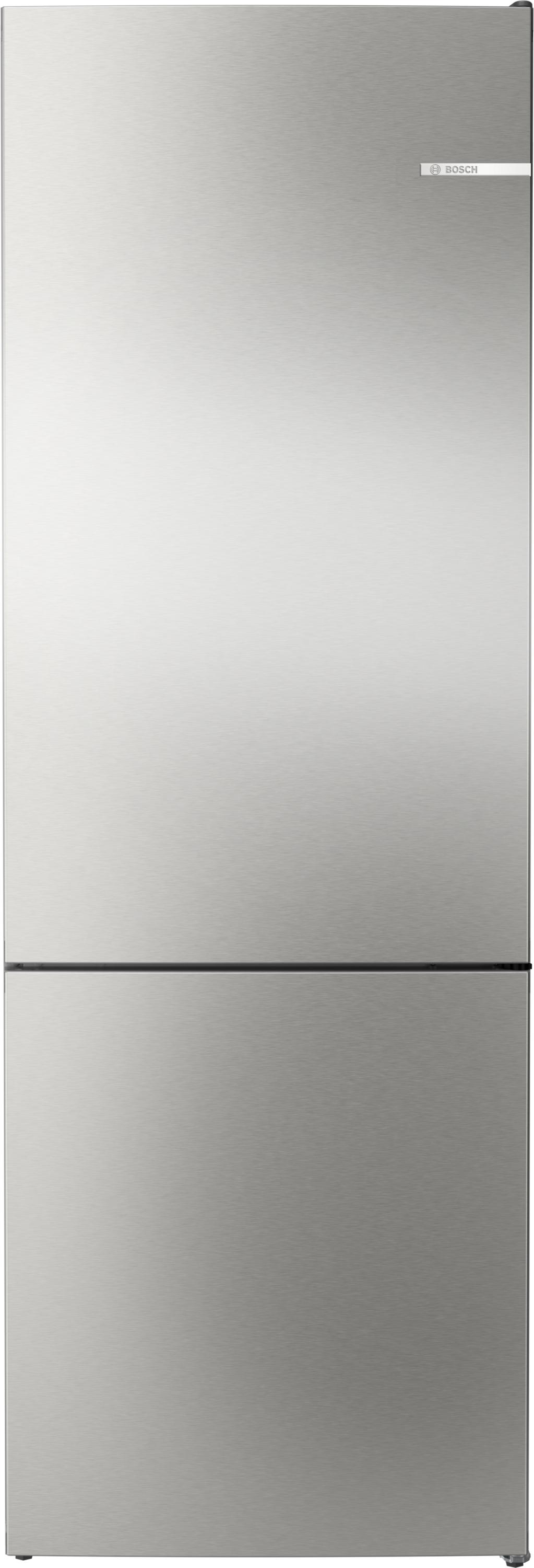 Bosch KGN492IAF Serie 4, Freistehende Kühl-Gefrier-Kombination mit Gefrierbereich unten, 203 x 70 cm, Edelstahl