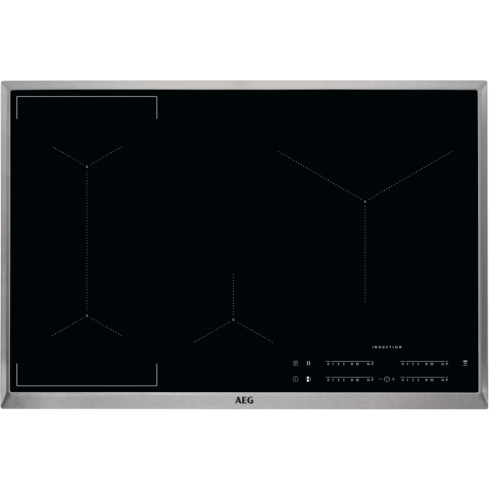 AEG IKE84441XB Schwarz Integriert Zonen-Induktionskochfeld 4 Zone(n)