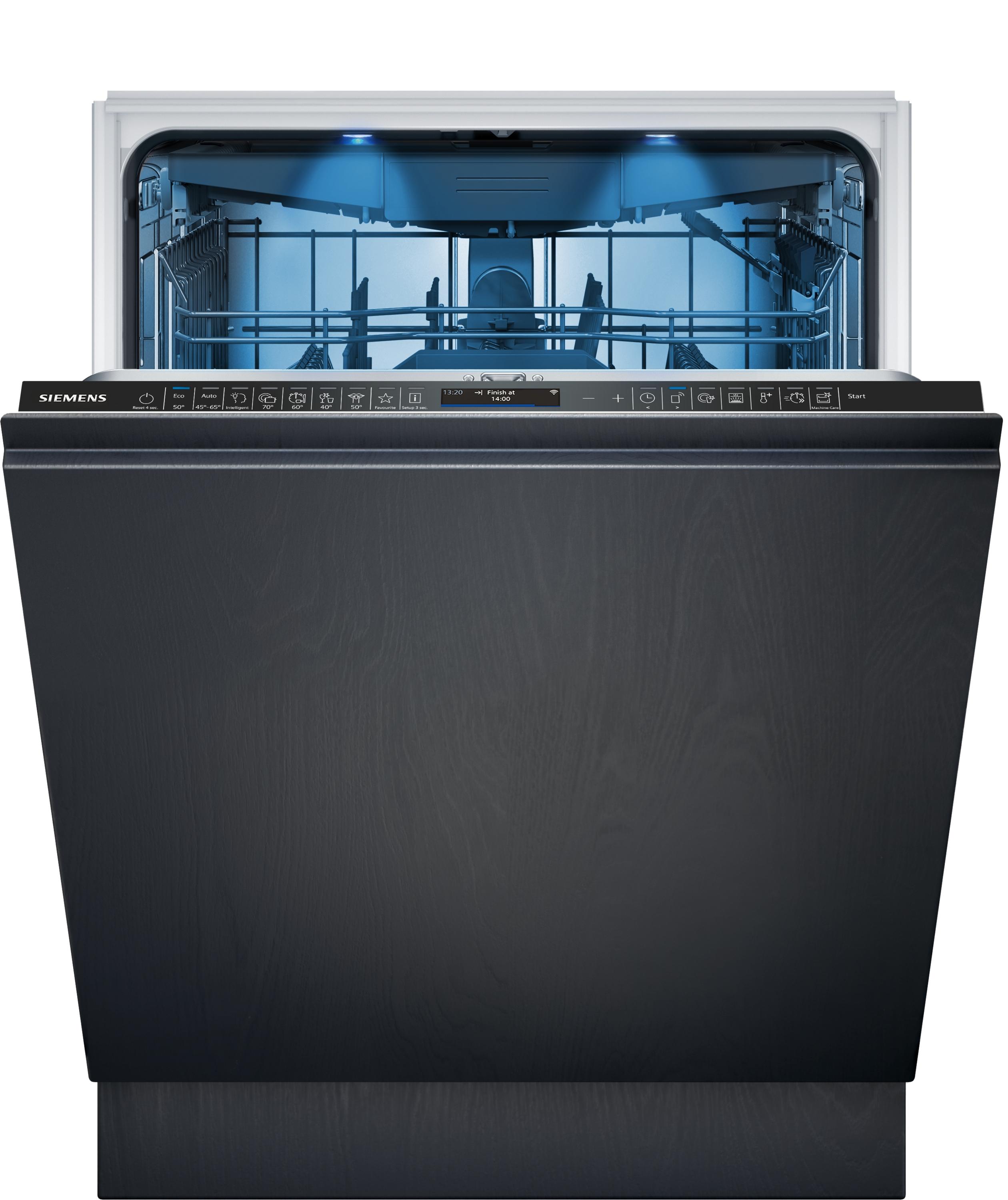 Siemens SN87TX00CE iQ700 Vollintegrierter Geschirrspüler, 60 cm breit, 14 Maßgedecke, aquaStop, Kindersicherung, VarioSchublade Pro, timeLight, emotionLight