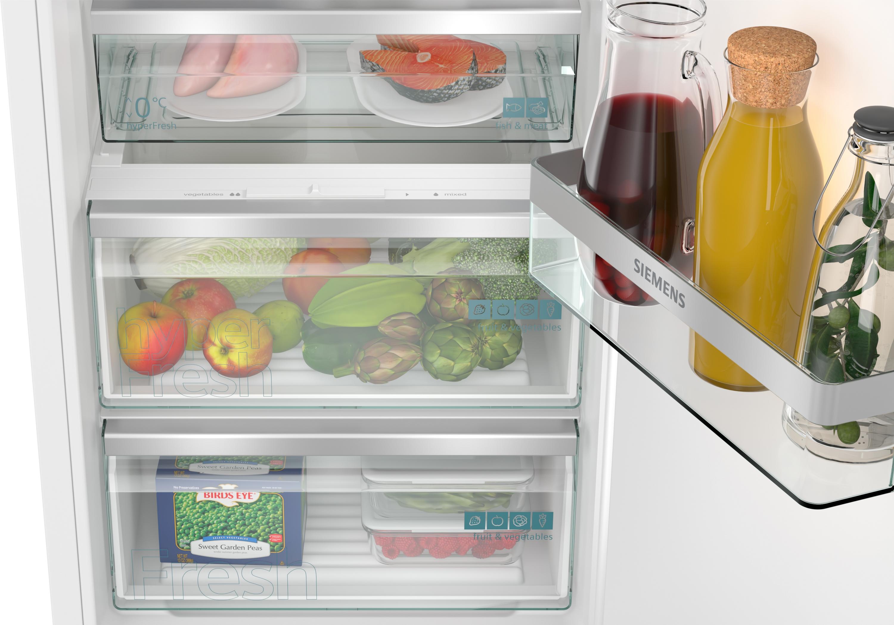 Siemens KI81RADD0 Einbaukühlschrank, Nischenhöhe 177,5 cm, Festtürtechnik, softClosing-Tür