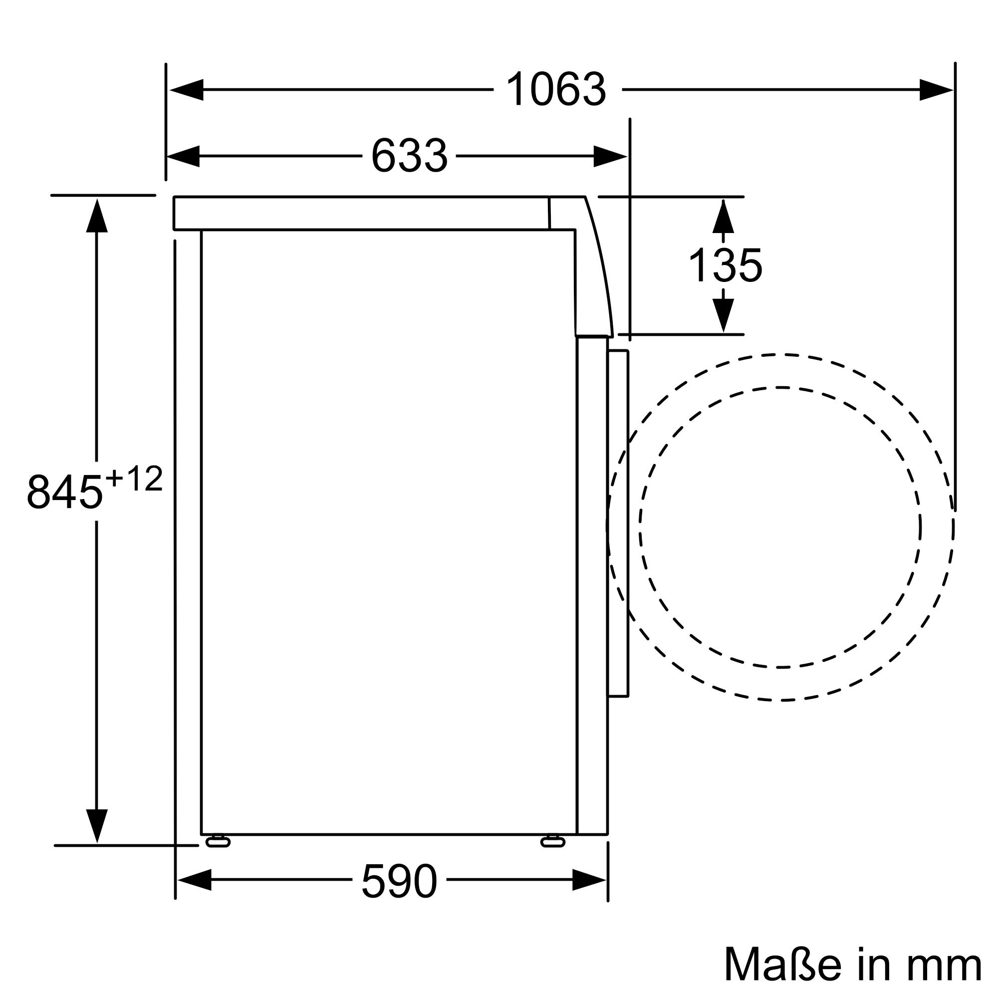 Bosch WAN28127 8 kg Serie 4 Frontlader Waschmaschine, 1400 U/min., 60cm breit, Iron Assist, Speed Perfect, LED Display, weiß