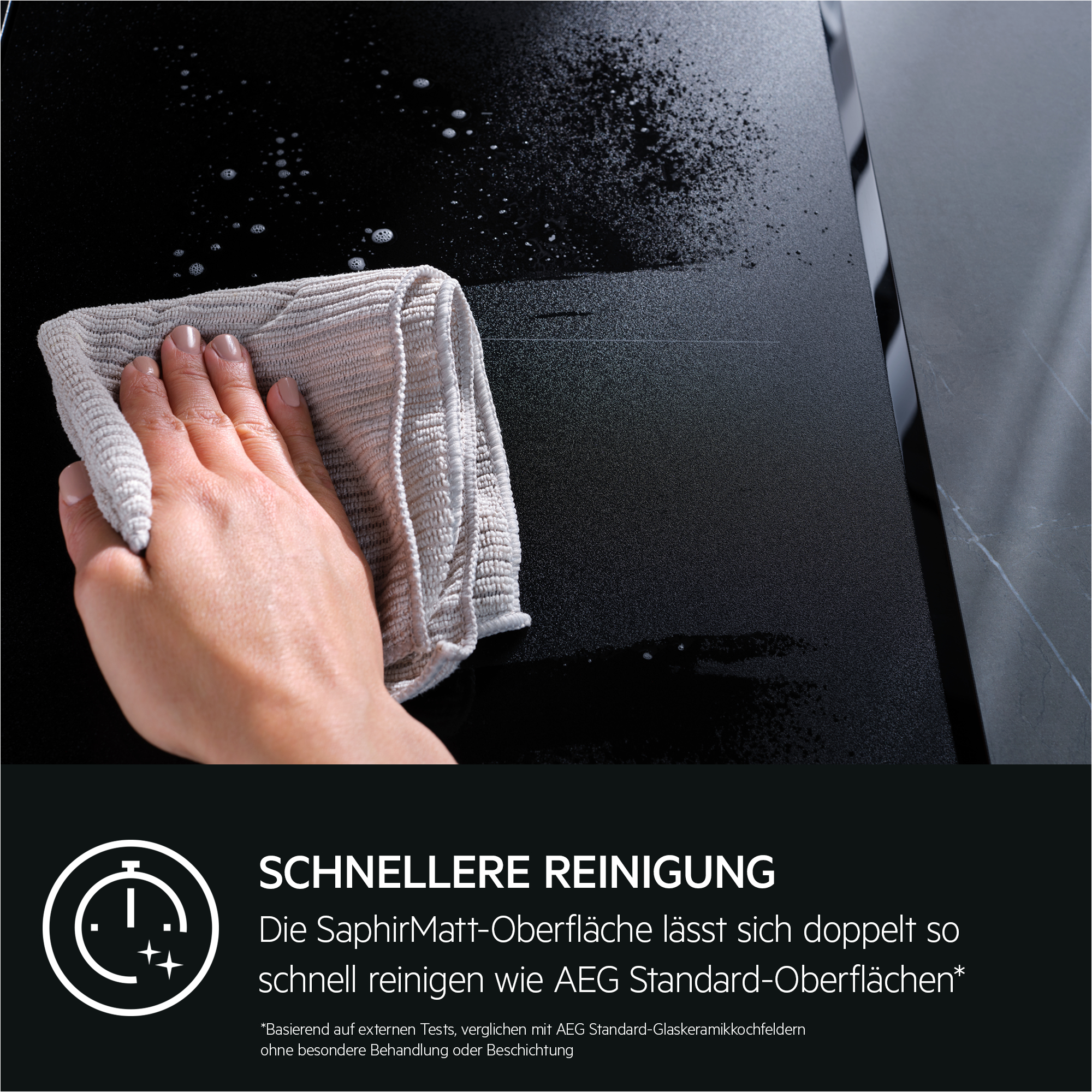 AEG TI64IB1FIZ Induktionskochfeld 60cm SaphirMatt SenseBoil