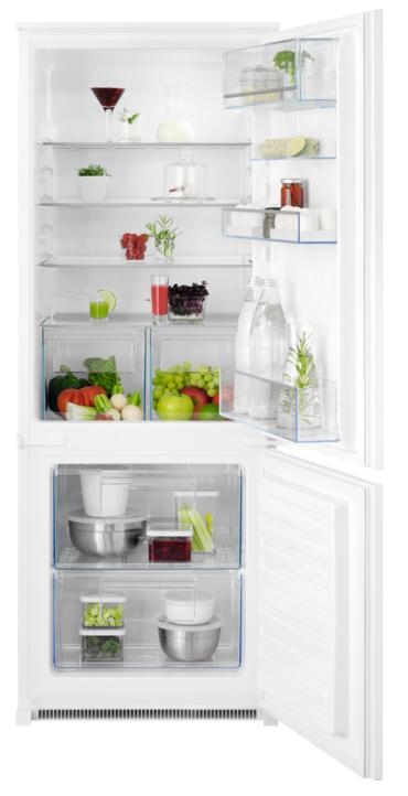 AEG OSC5S141ES Einbau Kühl-Gefrierkombination, Nischenhöhe 144,6 cm, 217 L, LowFrost, Schlepptür, Frostmatic, Flexi-Space