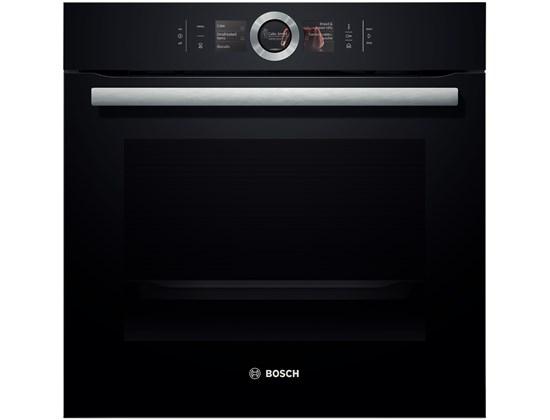 Bosch HSG636BB1 Serie 8 Backofen Elektro 4D Heißluft / Dampfbackofen, schwarz, A