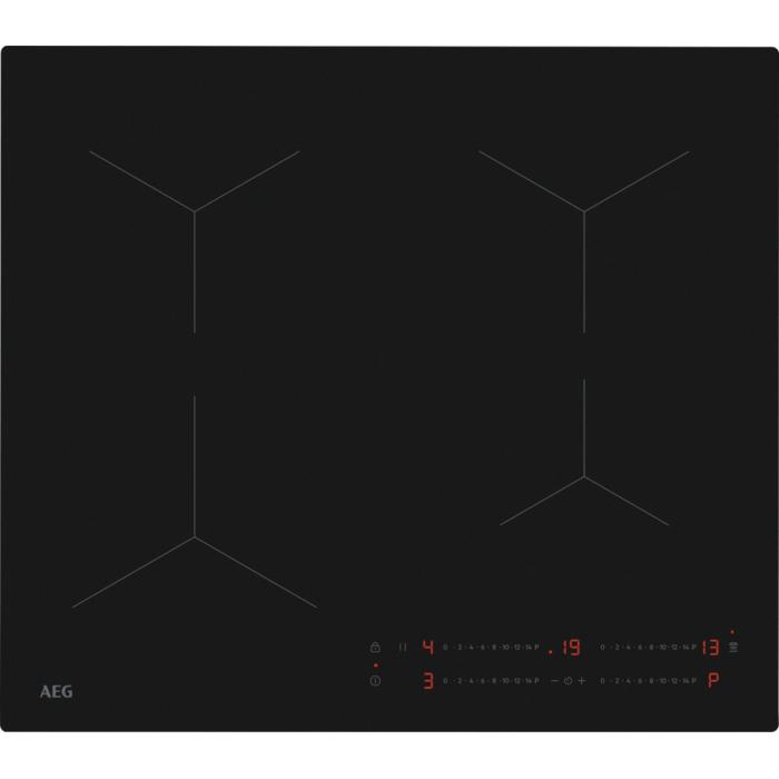 AEG TO64IA0AIT Induktionskochfeld Autark 60 cm, 4 Flex-Kochzonen mit Kratzresistenter SaphirMattSE-Oberfläche, Powerfunktion Touch-Bedienung, Rahmenlos,