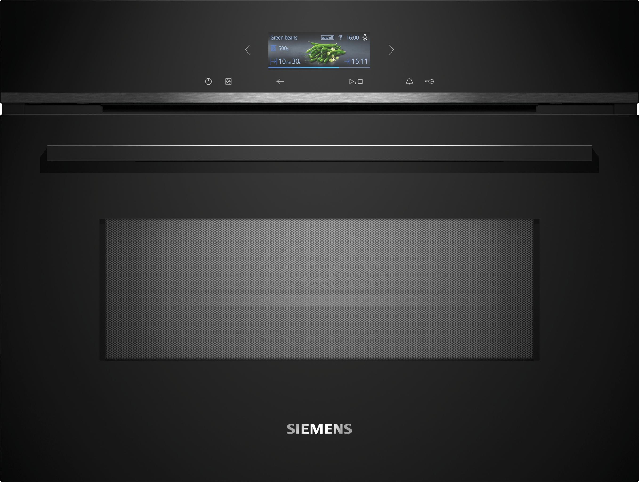Siemens iQ700 CM724G1B1 Backofen 45 l Schwarz