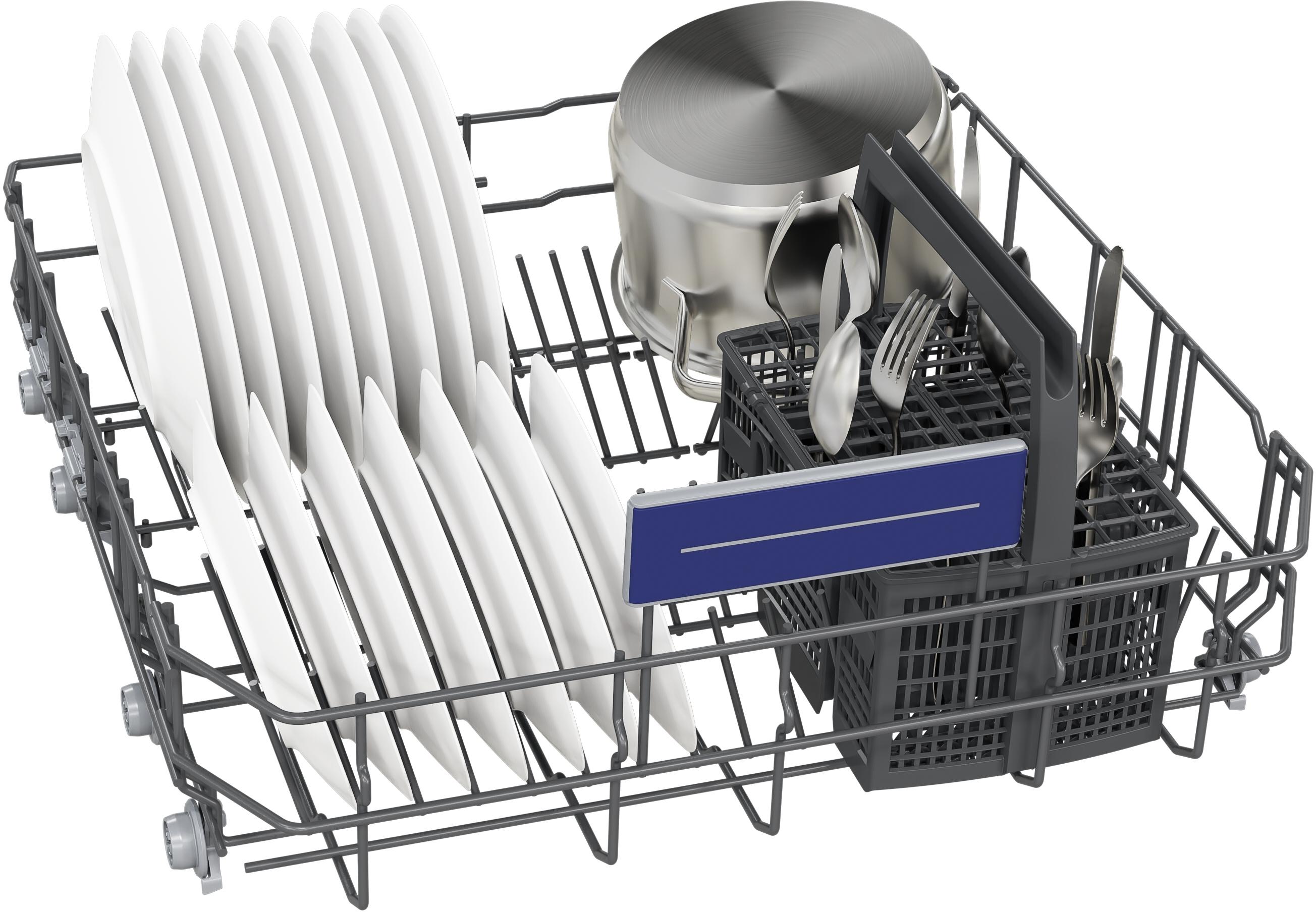 Siemens SN43ES04TE iQ300, Unterbau-Geschirrspüler, 60 cm, Gebürsteter Stahl