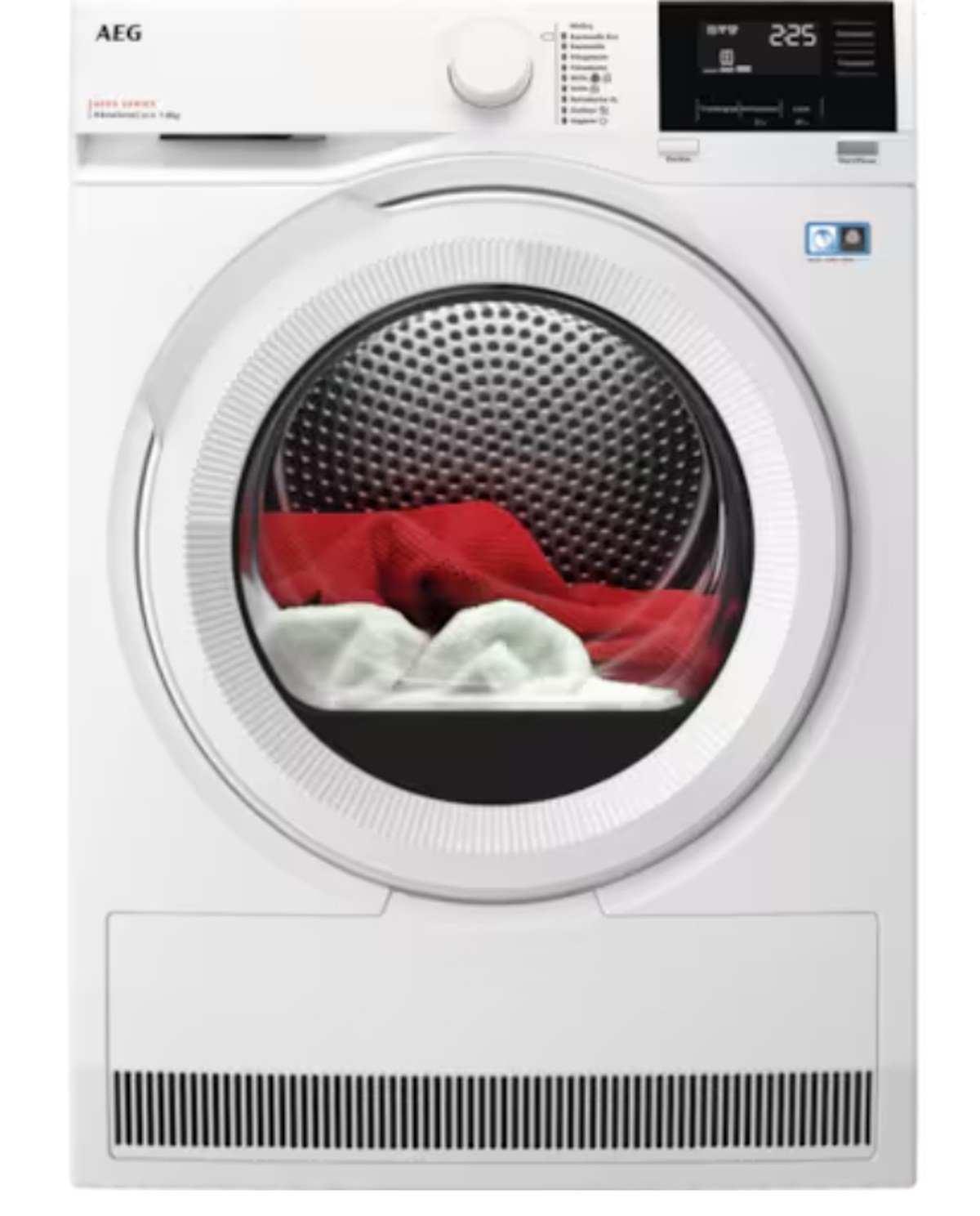 AEG TR8T60680 8kg Wärmepumpentrockner, 60 cm breit, ProSense, SensiDry, Reversierautomatik, weiß