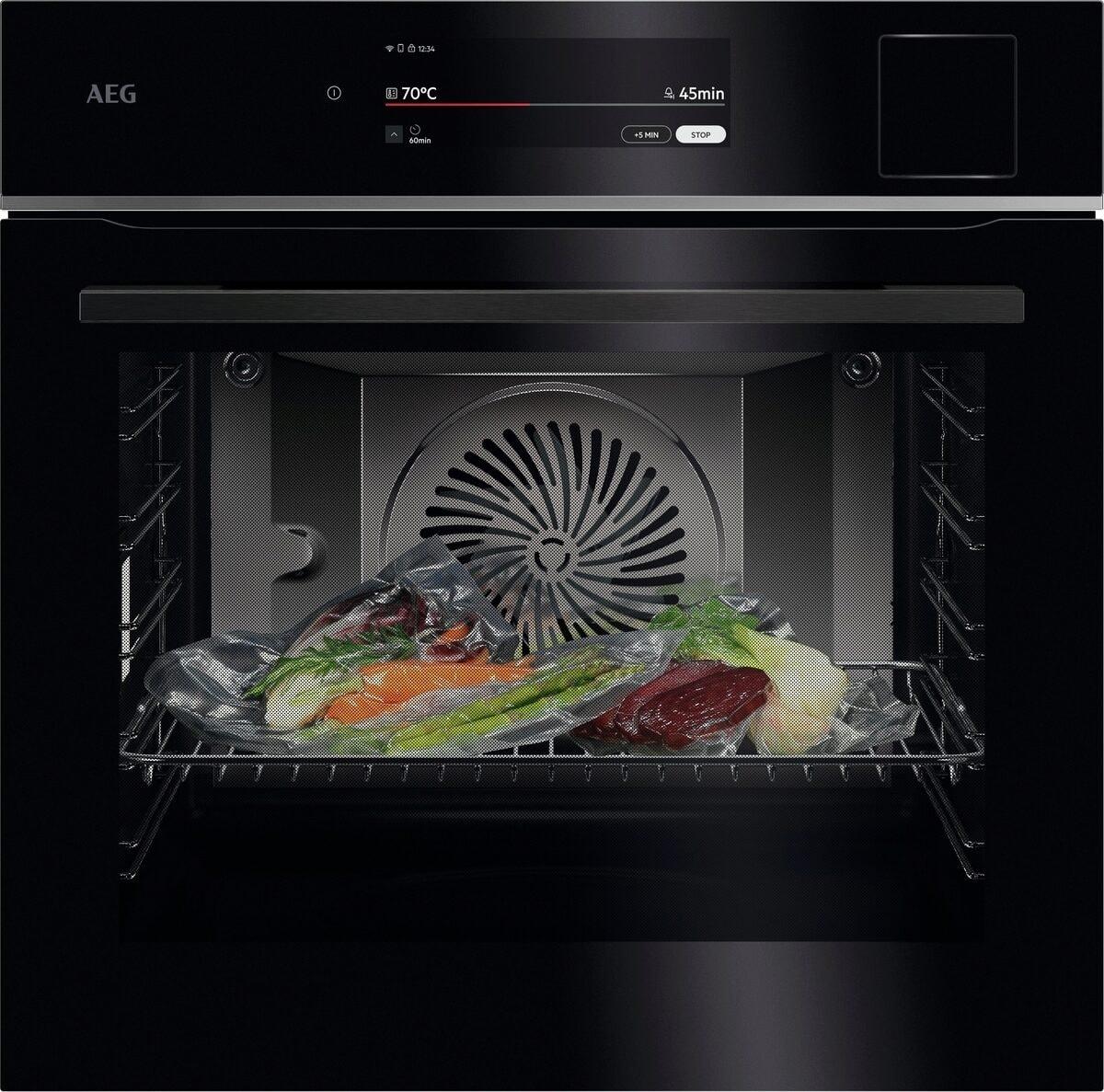 AEG TP9SB831AB Einbaubackofen Series 9000  70 l 3500 W Schwarz