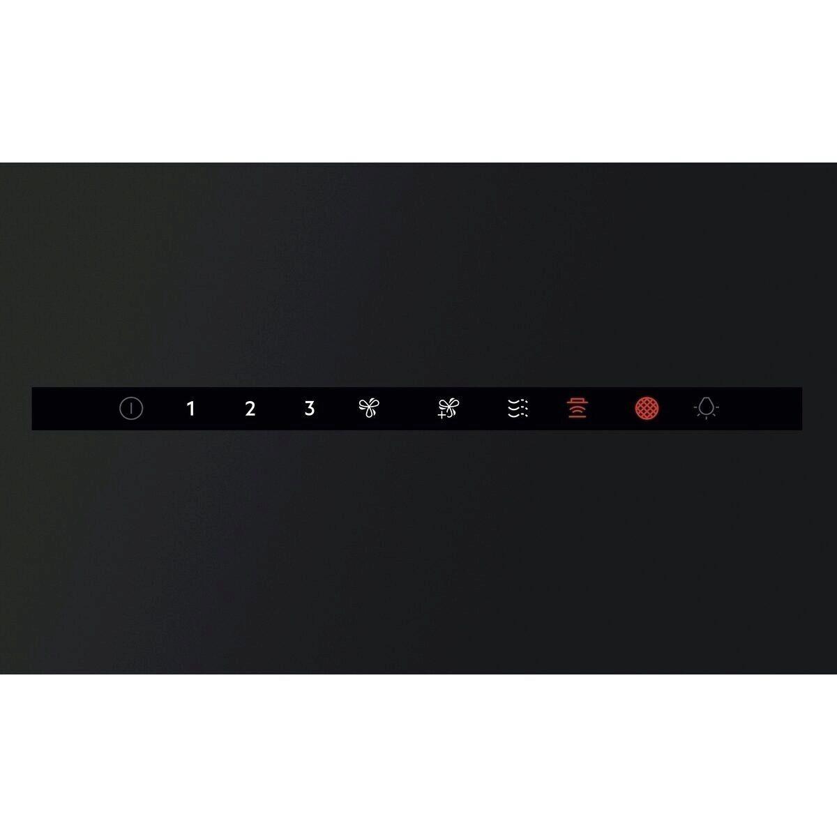 AEG GV77D61ST Kopffreihaube, 60 cm breit, 725 m³/h, Hob²Hood-Funktion, Touch Control, LED-Beleuchtung, mattschwarz, A+