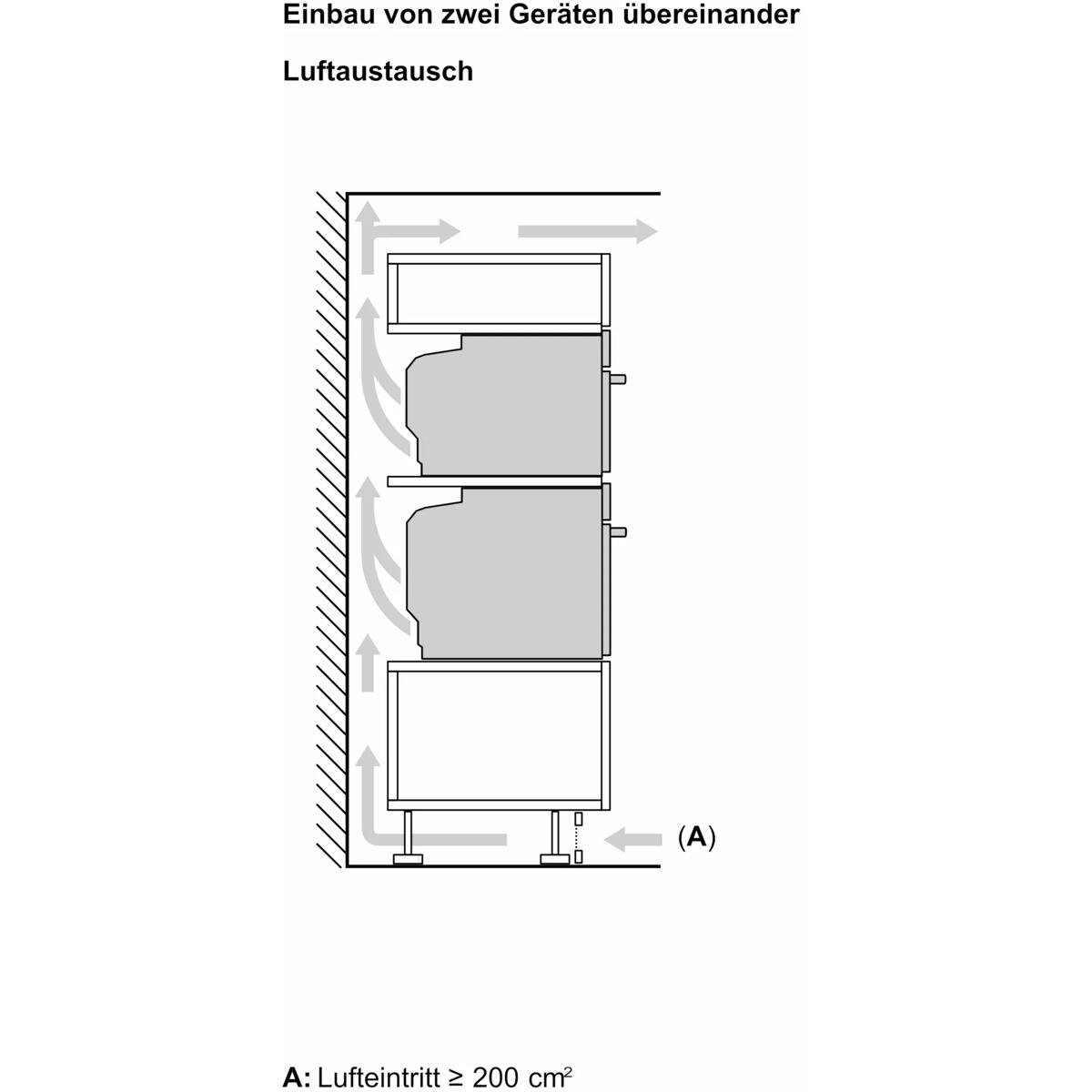 Bosch CBG7741B1 Serie 8 EEK: A+ Einbau-Kompaktbackofen, 60cm breit, 47l, Home Connect, Air-Fry, Pyrolyse, schwarz