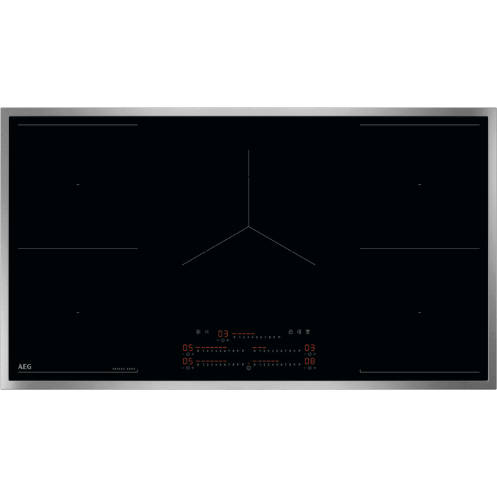 AEG TK95IN08UB Induktionskochfeld autark 90cm Flex-Zonen mit 2x Bridge-Kombination