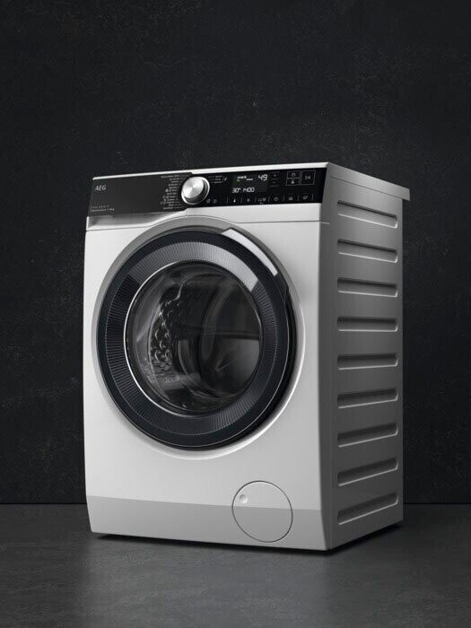 AEG LR8E80600 10 kg Frontlader Waschmaschine, 1600 U/Min, WiFi, UniversalDose Schublade, Mengenautomatik, LED-Display, weiß, A