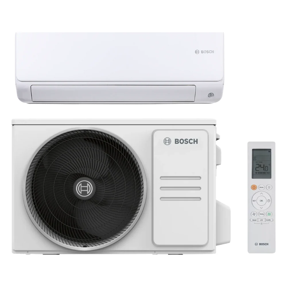 Bosch CL6001i-Set 35 WE – Climate 6000i Split-Klimaanlage, 3,5 kW, R32, WiFi inklusive, A+++/A++, Weiß