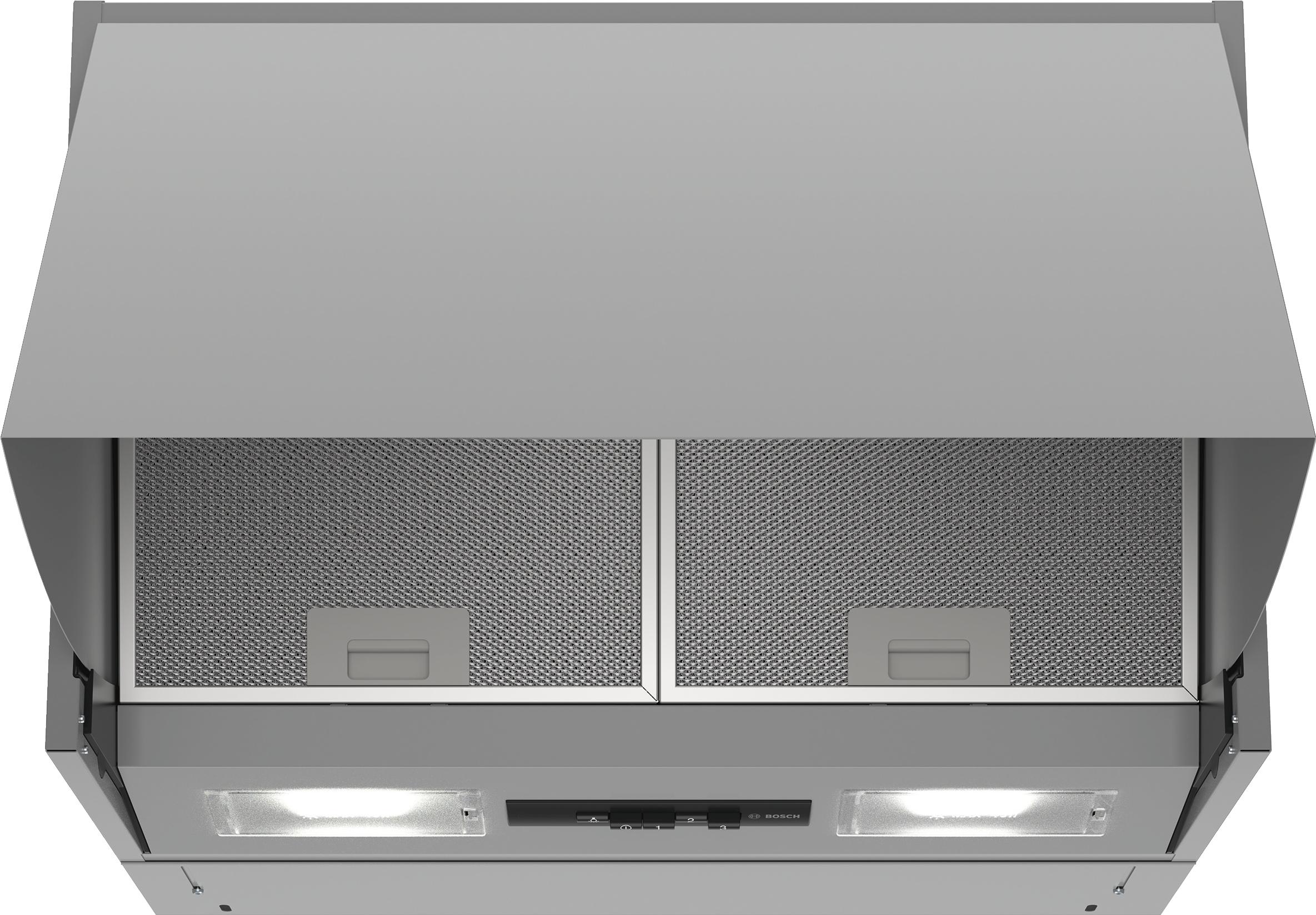 Bosch DEM66AC00 Serie 2 Wandesse 60 cm / Silber / Umluft- oder Abluftbetrieb, B