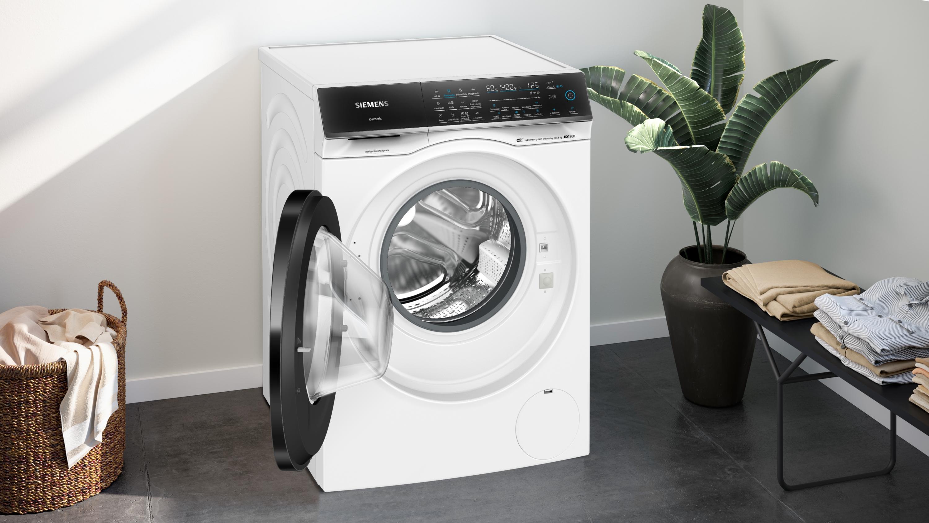 Siemens WN54C2A40 iQ700 Smarter Waschtrockner 10,5/6 kg, i-Dos, smartFinish, autoDry