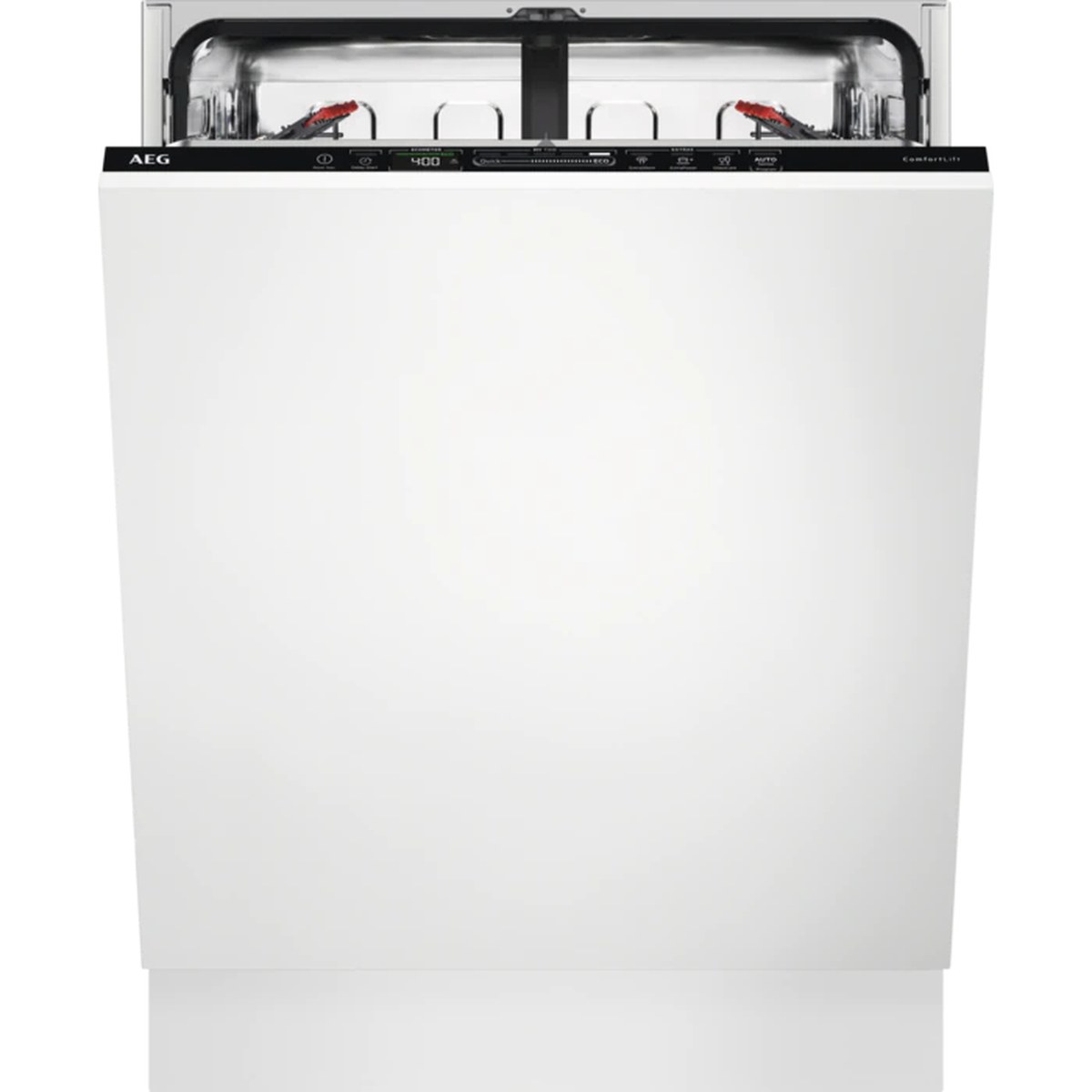 AEG FSE82827P Geschirrspüler vollintegrierbar 60 cm Besteckkorb, AirDry, LED-Display, E