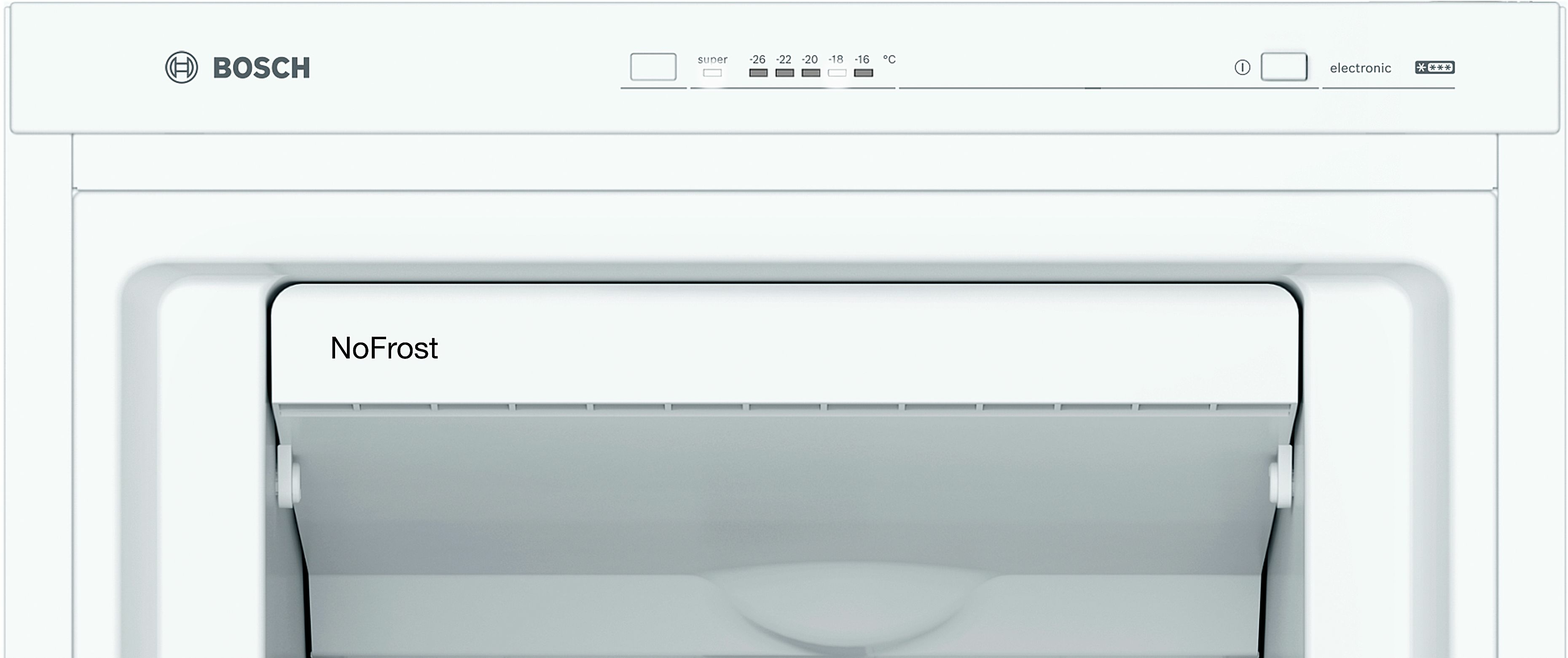 Bosch GSN29VWEP Stand Gefrierschrank, 60cm breit, 200l, NoFrost, Multi Airflow-System