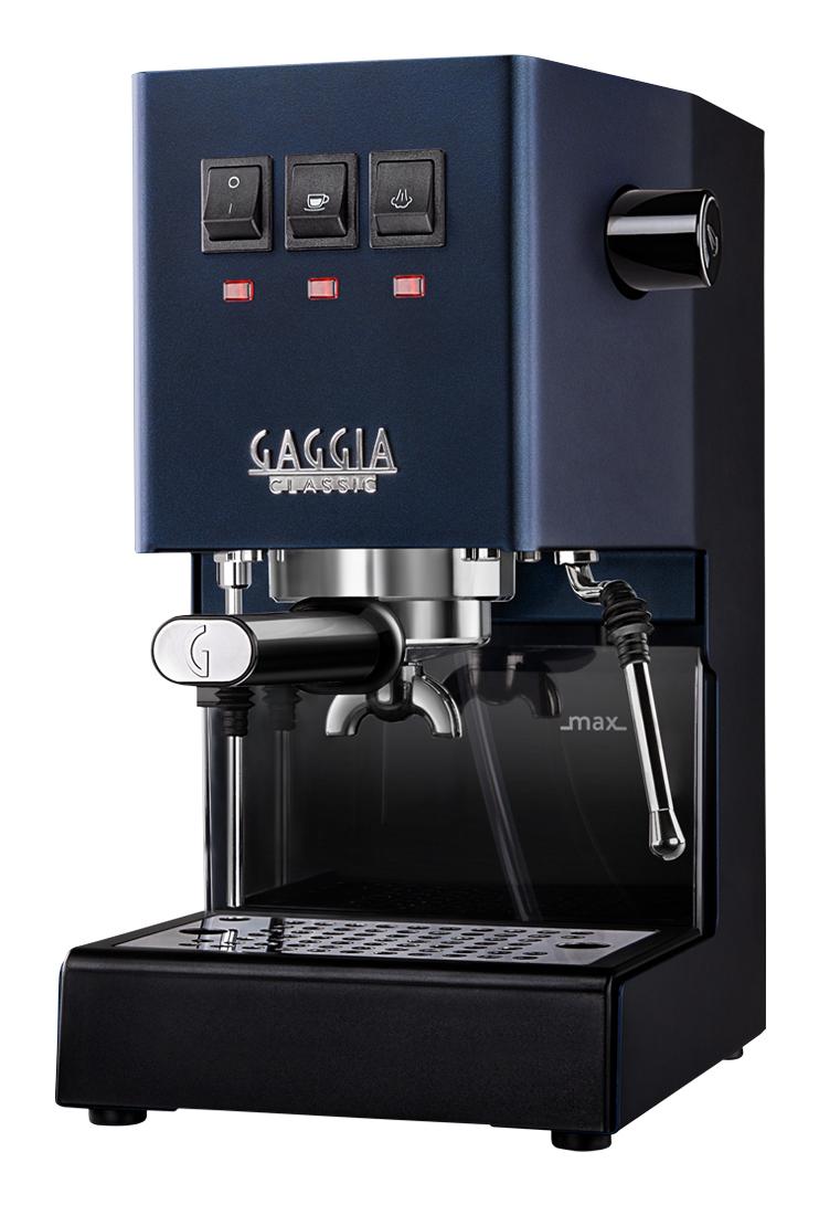 Gaggia RI9481/15 Classic Evo Espressomaschine Edelstahl, blau