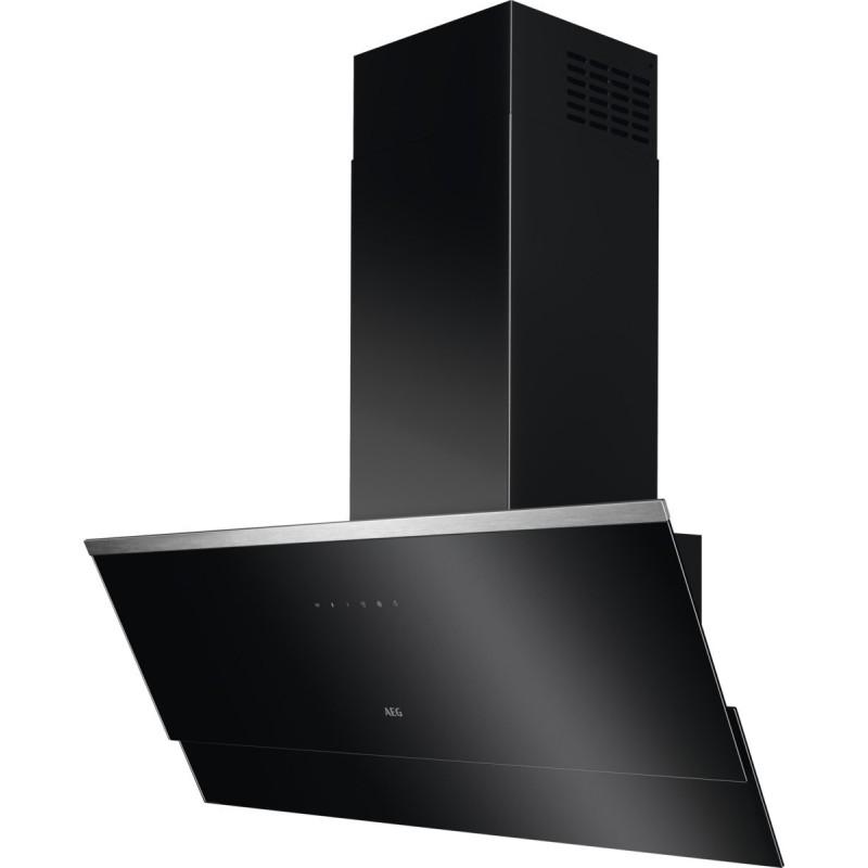 AEG DVE5962HB Wandhaube 90cm Schwarz Hob²Hood LED-Beleuchtung
