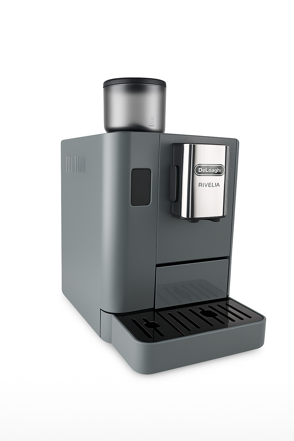 Delonghi EXAM440.55.G Kaffeevollautomat Rivelia Grau, mit Milchsystem & Touchscreen