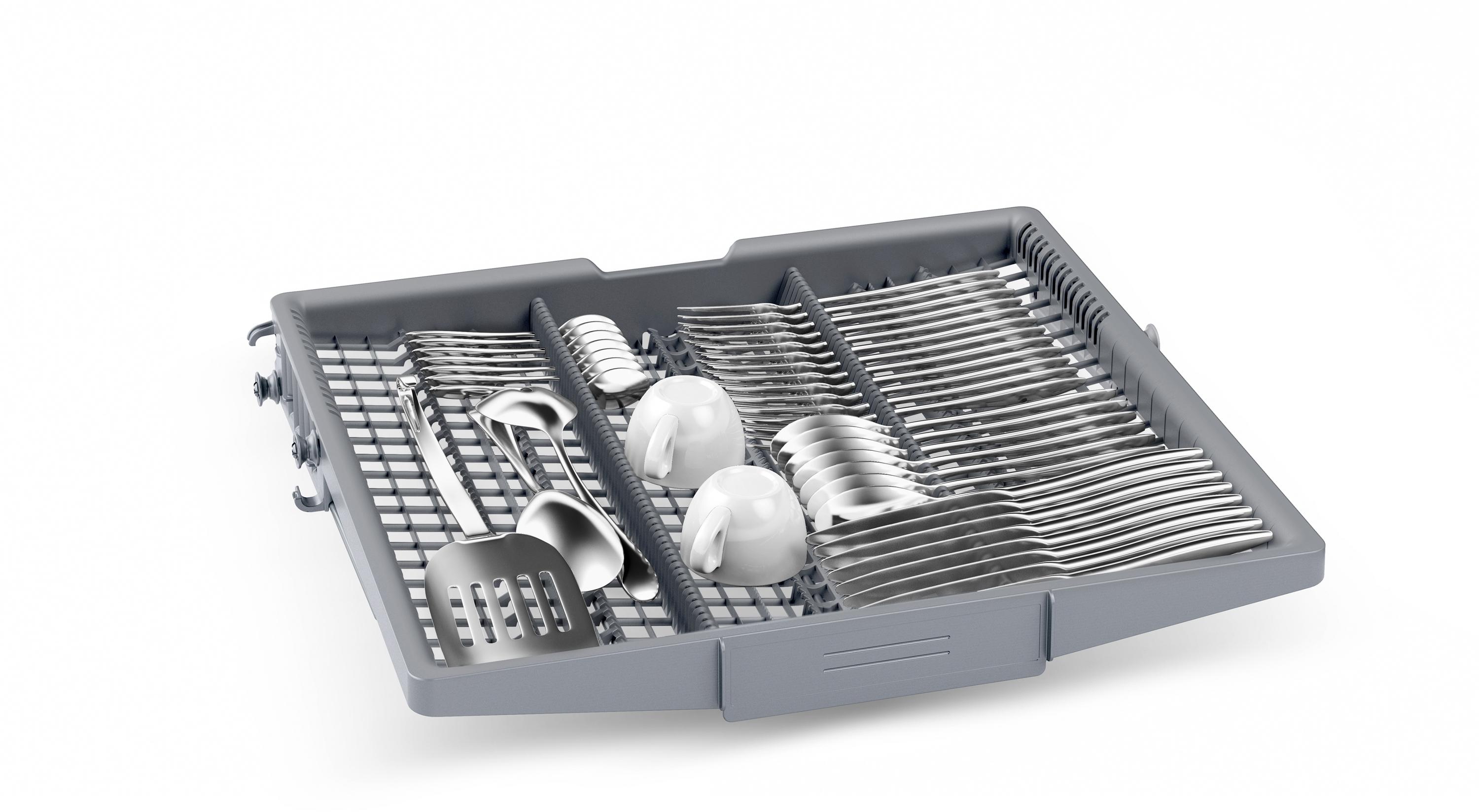 Bosch SMS6ECC12E Serie 6 Stand Geschirrpüler, 60 cm breit, 14 Maßgedecke, AquaStop, Kindersicherung, HomeConnect, Gebürsteter schwarzer Stahl mit Anti-Fingerprint, A