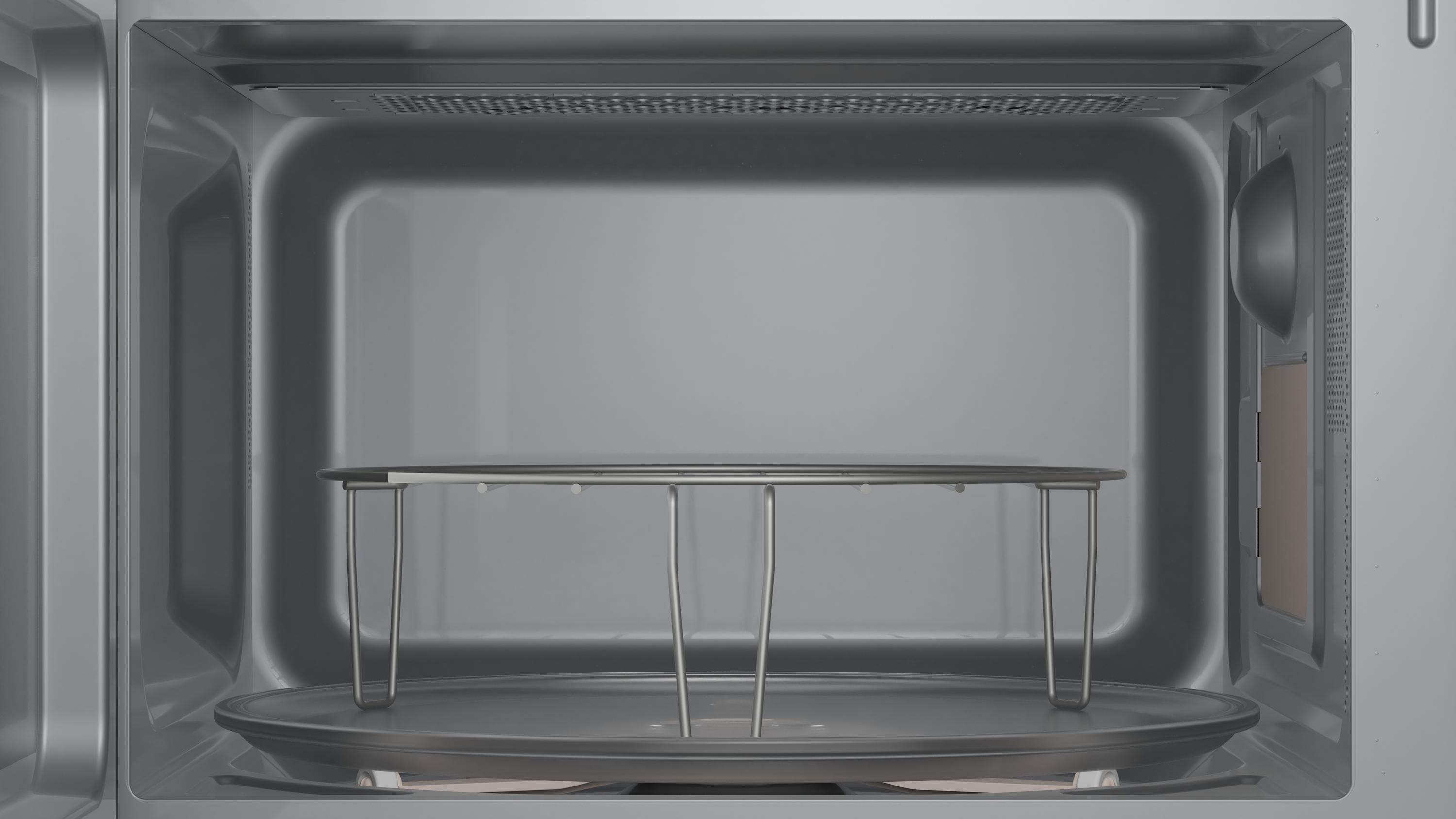 Bosch FEL023MS2  Mikrowelle, 26 x 44 cm, 800W, Drehteller 27cm,Türanschlag links