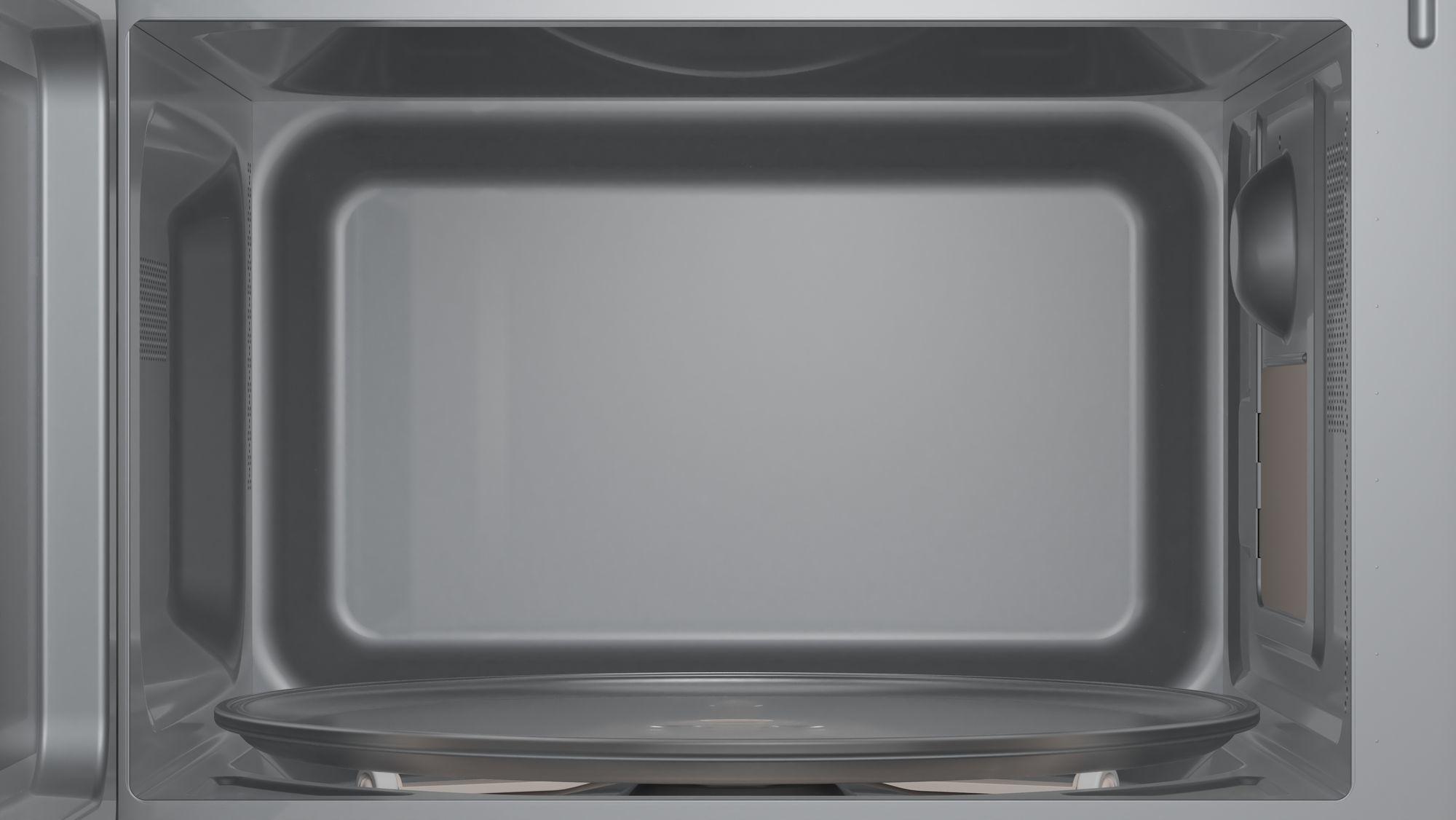 Neff HLAWG25S3 Einbau-Mikrowelle, 800W, 20L, Easy Clock, LED Display, LED Beleuchtung, EasyClean, schwarz