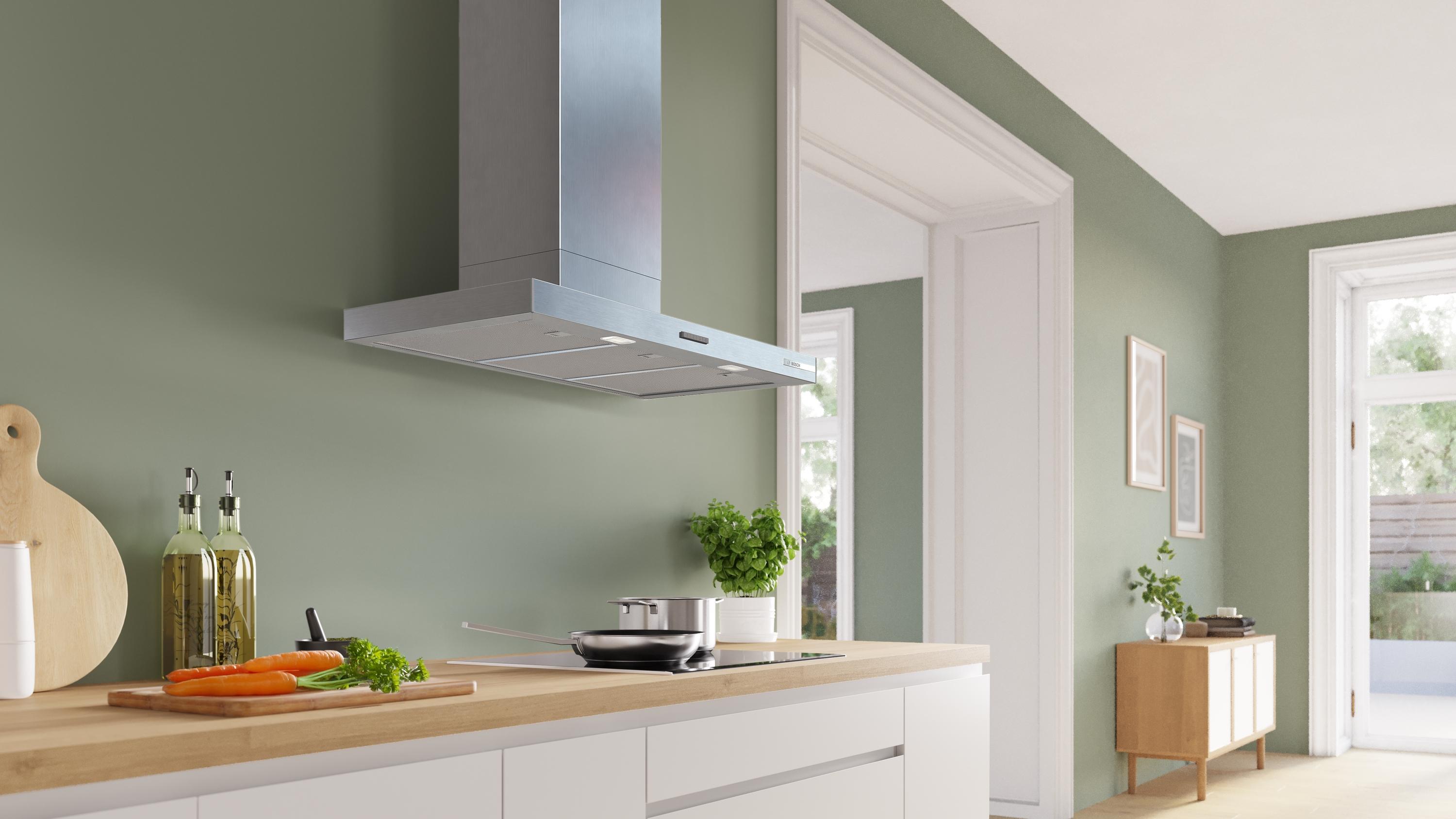 Bosch DWB95CC30 Serie 4, Wandesse, 90 cm, Metall-Optik