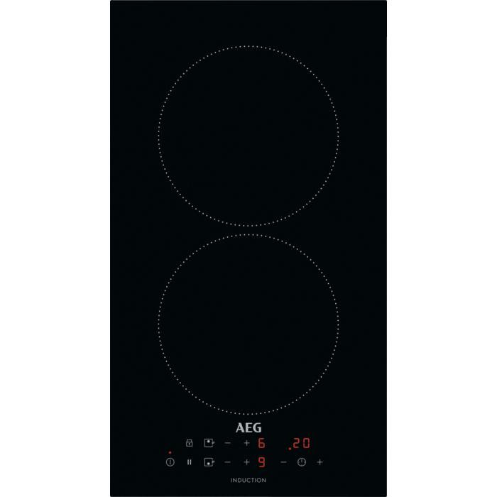 AEG IKB32300CB Autarkes Kochfeld Induktion, 30 cm, Aufliegend, 2 Kochzonen
