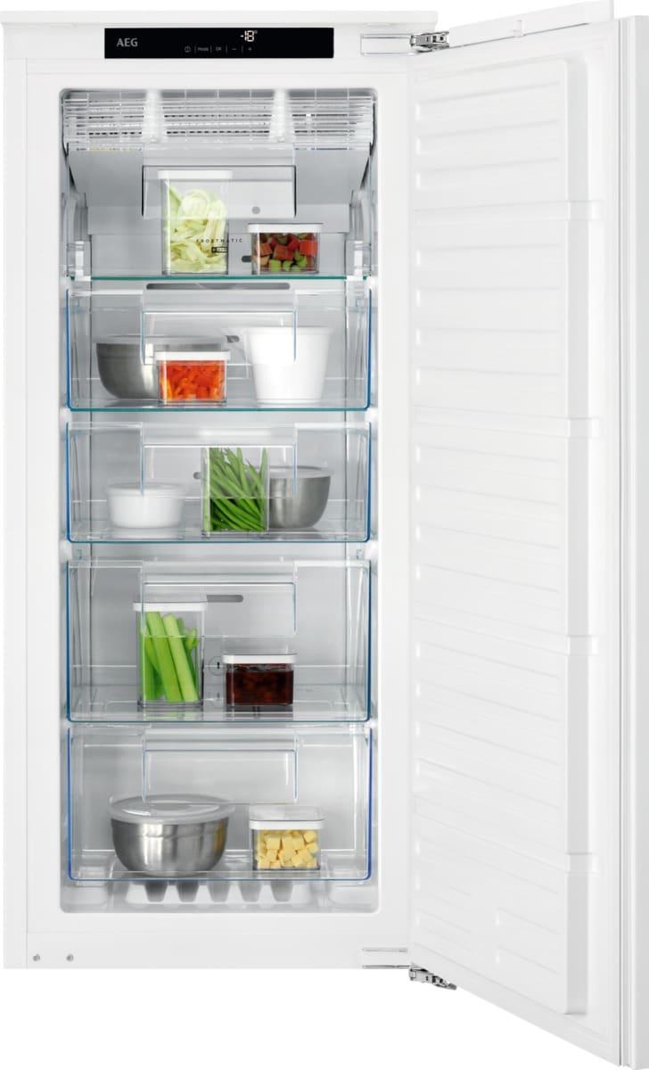 AEG TAB7N12EF Einbau-Gefrierschrank, 122,5 cm, 122 Liter, No-Frost, Festtür, weiß