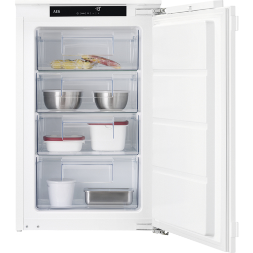 AEG TAB6L88EF Einbau-Gefrierschrank, 880 mm, 98 Liter, Festtür, weiß