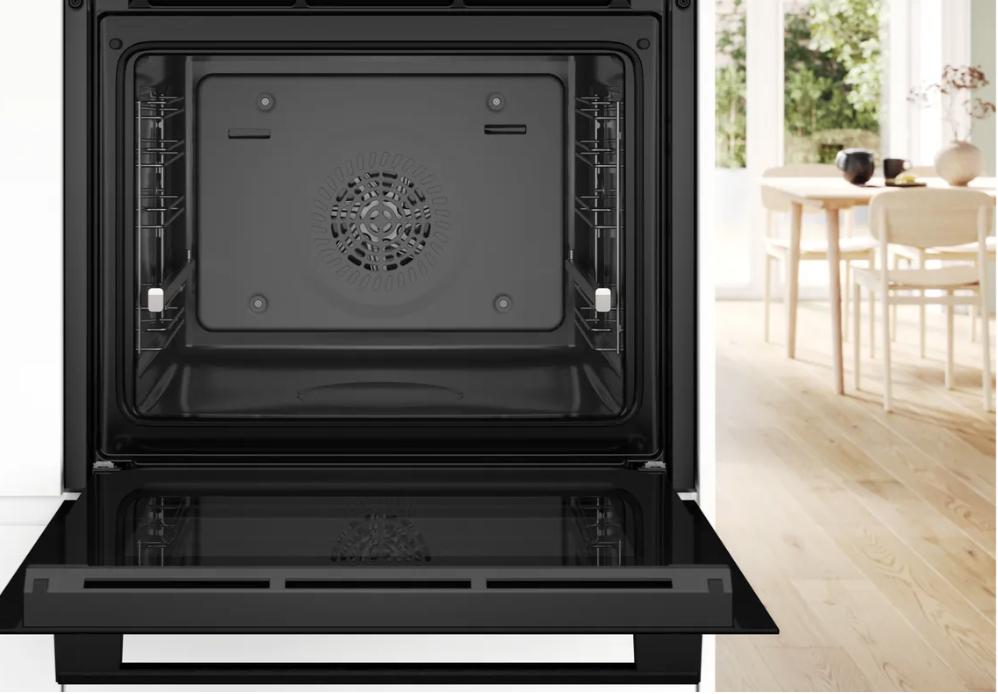 Bosch HBG536EB4 Backofen mit Air Fry Versenkknebel und 3D-Heißluft Plus