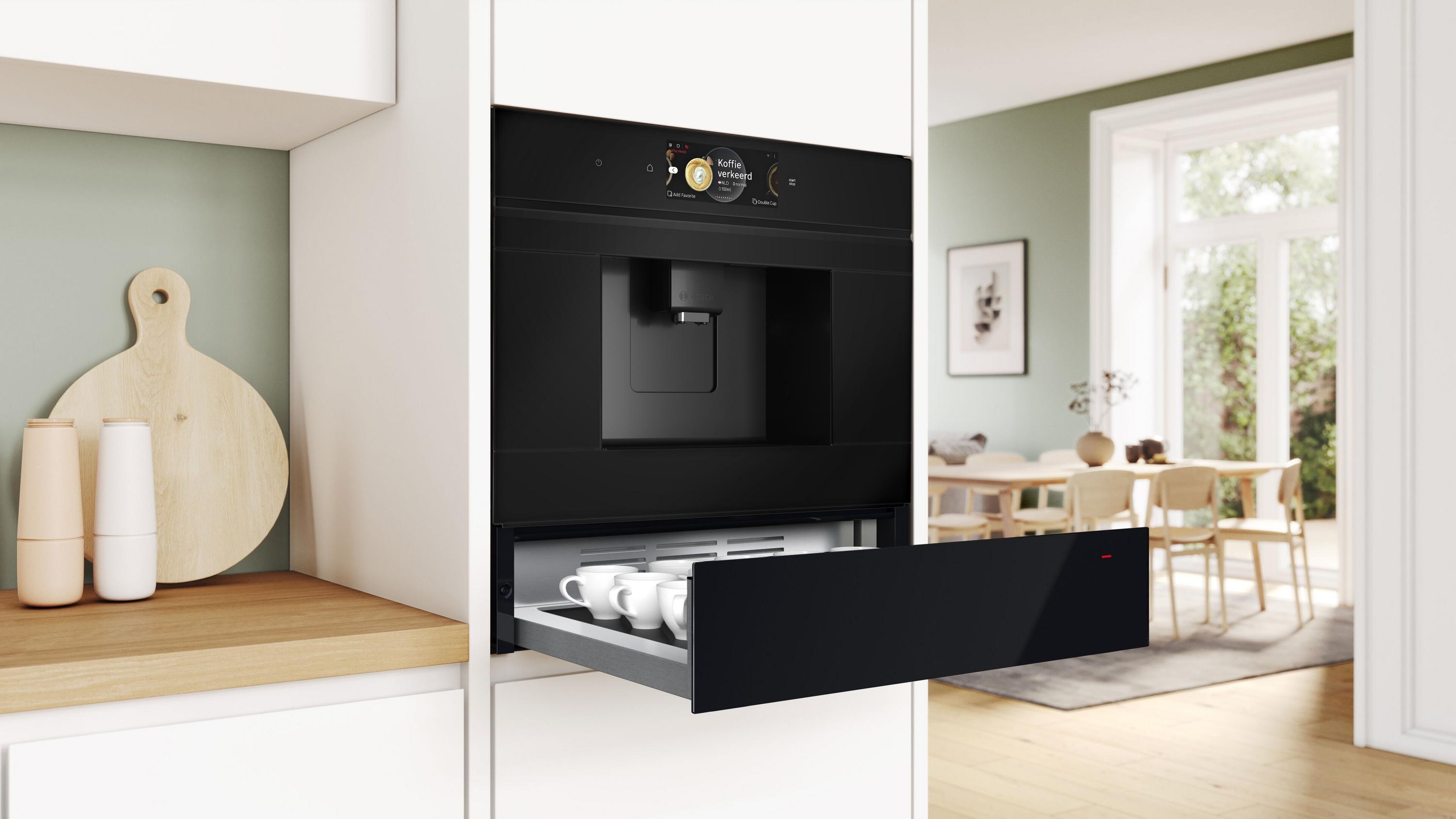 Bosch BIC7101B1 Serie 8 Wärmeschublade 60 x 14 cm Schwarz