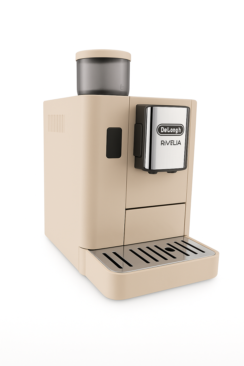 Delonghi EXAM440.55.BG Kaffeevollautomat Rivelia Sand Beige, mit Milchsystem & Touchscreen