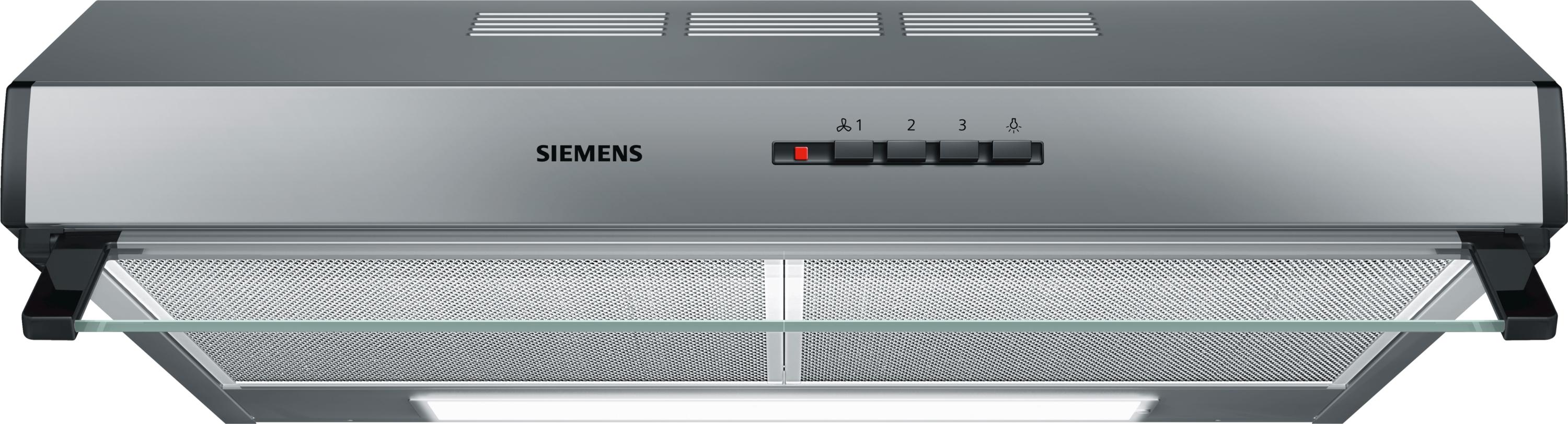Siemens LU63LCC50 Unterbauhaube, 60 cm breit, Ab- & Umluft, Edelstahl