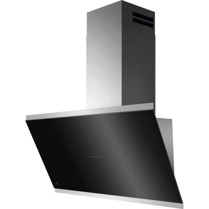 AEG GV77D91SL Dunstabzugshaube Wandmontiert Schwarz, Silber 725 m³/h