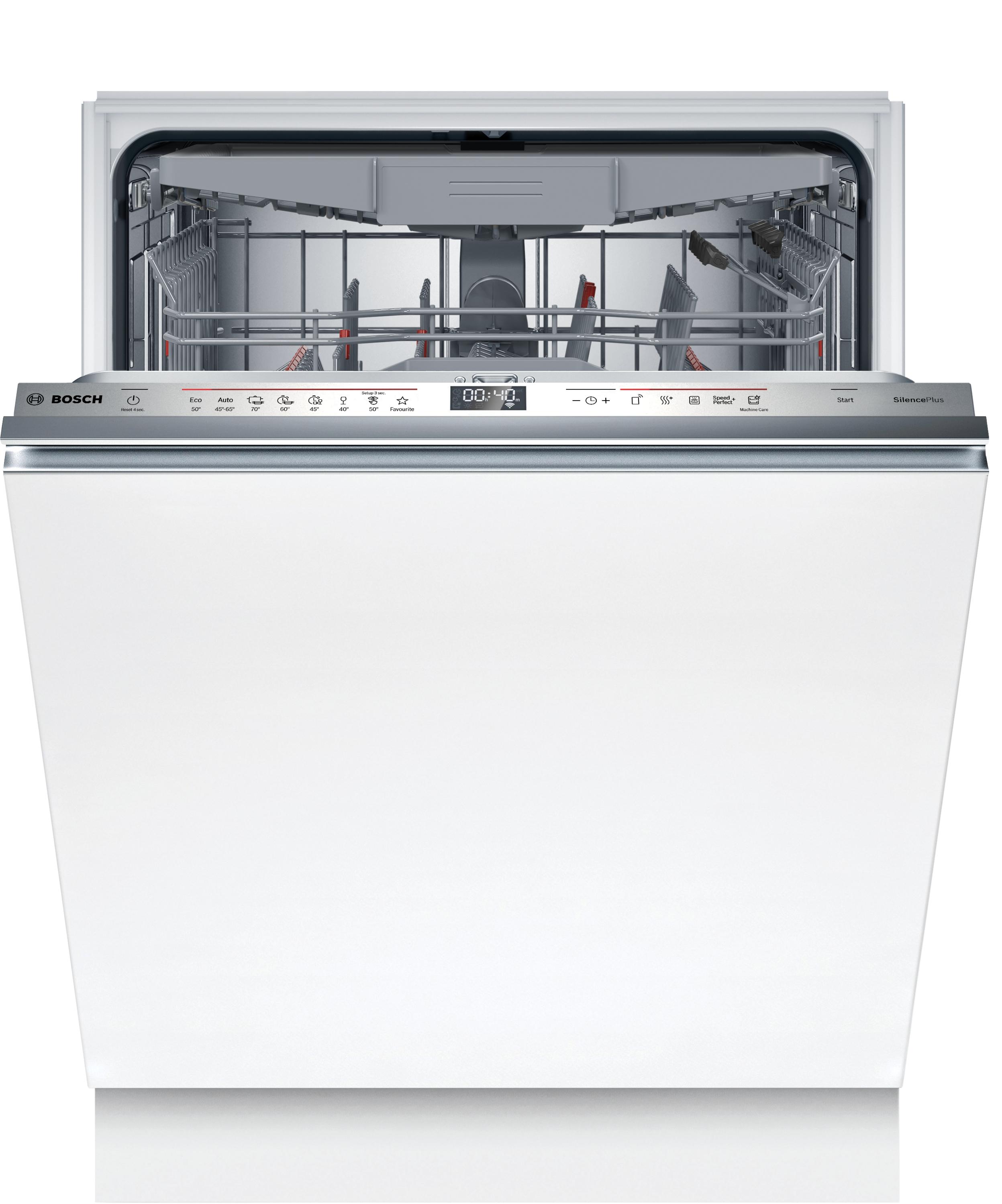 Bosch SBD6ECX12E Serie 6 Vollintegrierter Geschirrspüler, 60 cm breit, 14 Maßgedecke, Aqua Stop, Timelight, HomeConnect, A