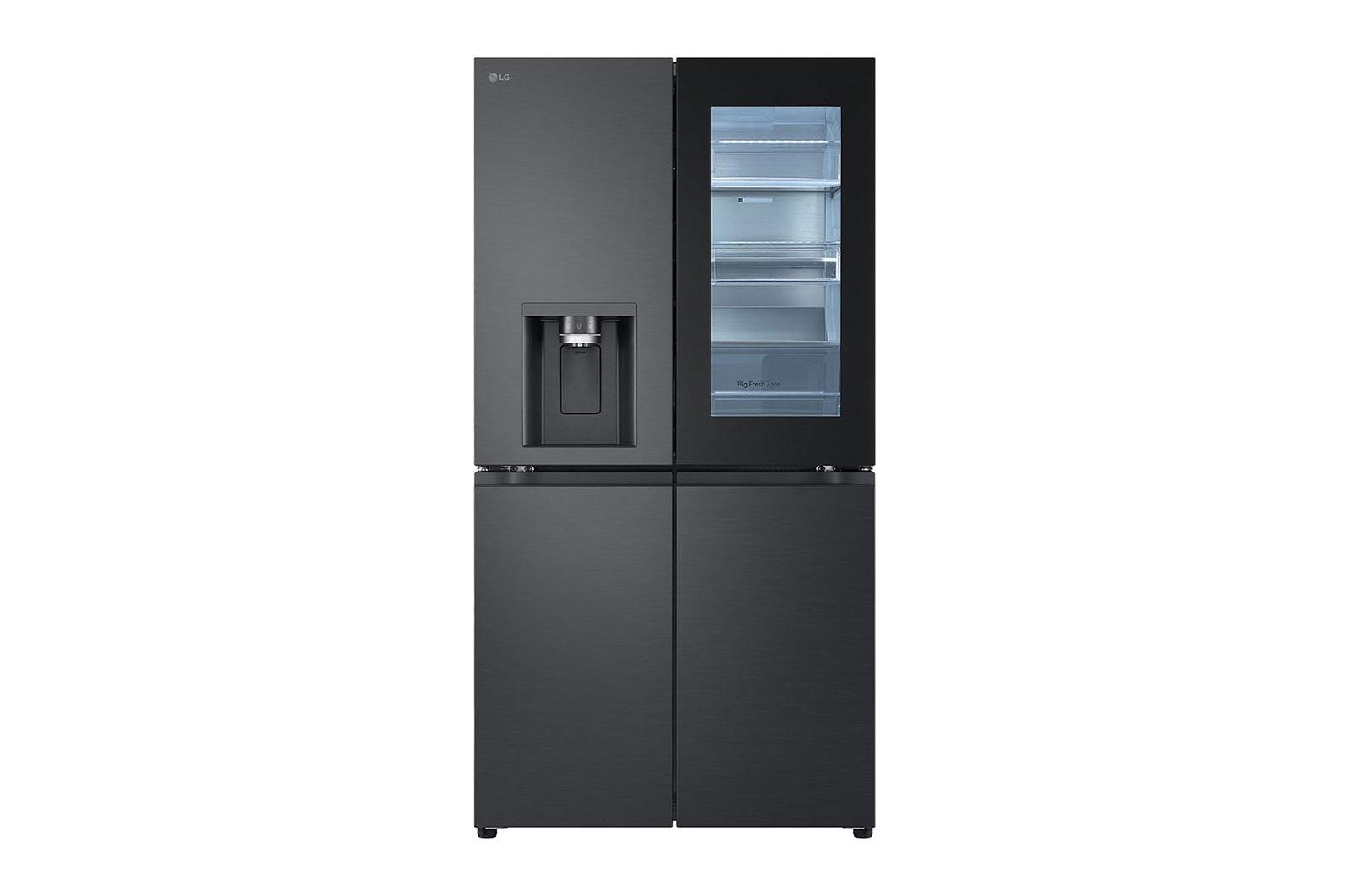 LG GMG960EVEE Side-by-Side Kühlschrank mit InstaView – 638 l Total No Frost, Craft Ice