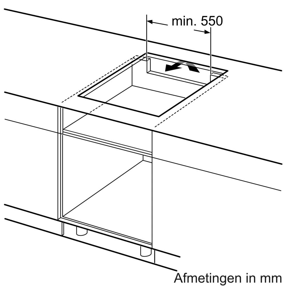 Bosch PVQ61CHB1E 60cm Induktionskochfeld 60 cm Mattschwarz, Rahmenlos