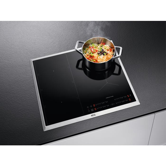 AEG IKE64471XB Autarkes Induktions - Kochfeld, Hob²Hood-Funktion, 4 Kochzonen
