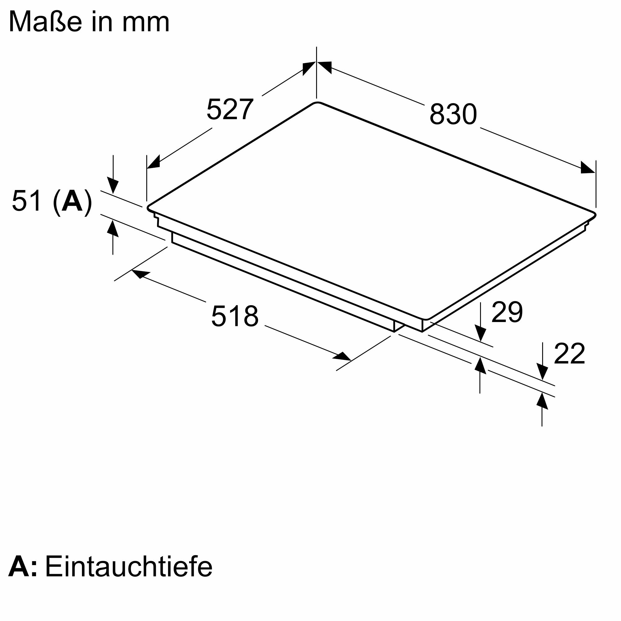 Neff T68TTV4L0 N90 Autarkes Induktionskochfeld, Glaskeramik, 80 cm breit, TwistPad, Kindersicherung, 5 Kochzonen, Edelstahlrahmen