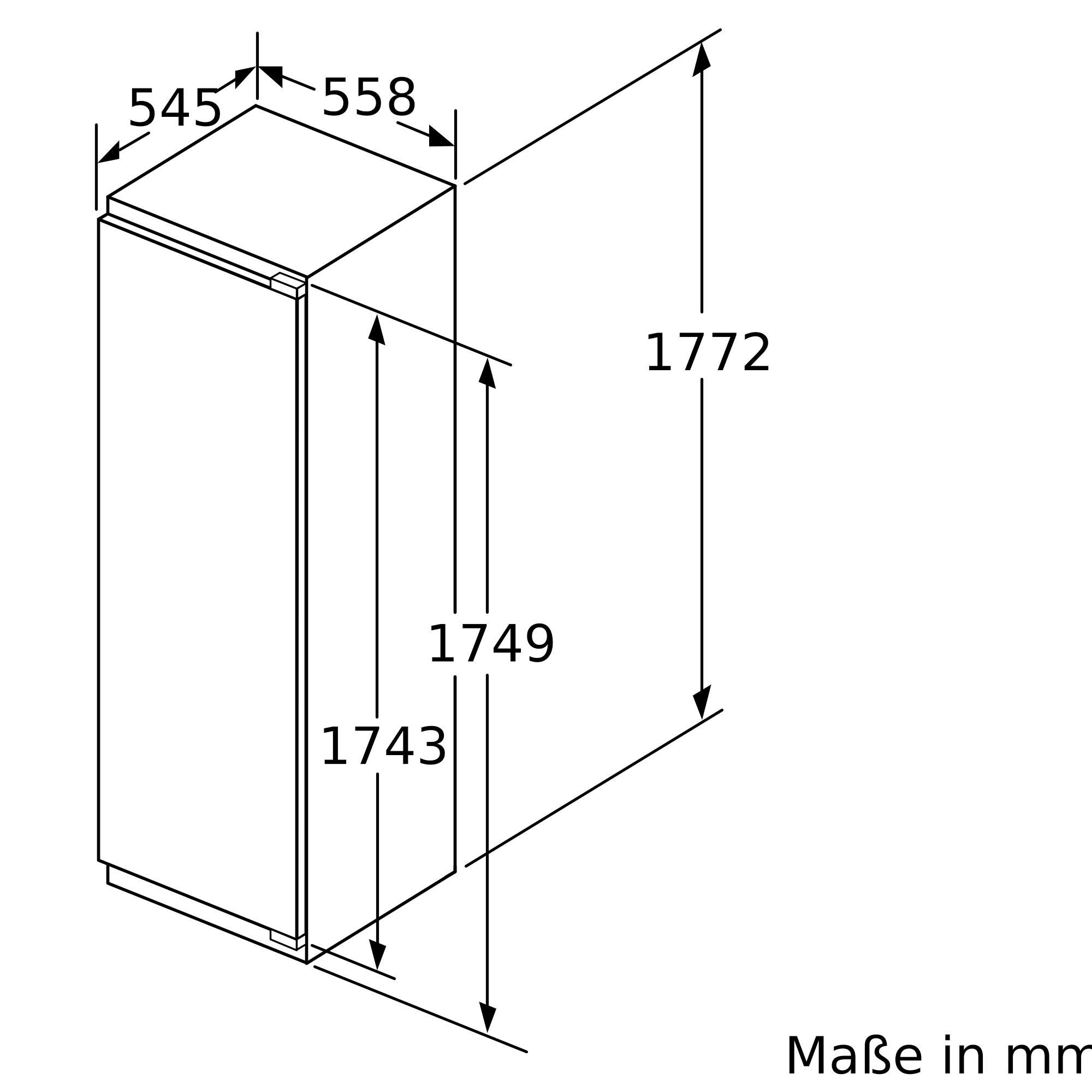 Bosch GIN81ACE0 Serie 6, Einbau-Gefrierschrank, 177.2 x 55.8 cm, Flachscharnier mit Softeinzug