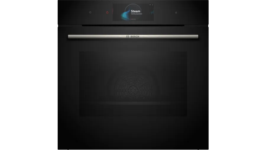 Bosch HSG7584B1 Serie 8 Smarter Einbau-Dampfbackofen, 60 cm, Digitaler Bedienring, TFT-Touchdisplay, Perfect Steam, Dampf-Funktion Plus Bosch HSG7584B1 Serie 8 Smarter Einbau-Dampfbackofen, 60 cm, Digitaler Bedienring, TFT-Touchdisplay, Perfect Steam, Dampf-Funktion Plus