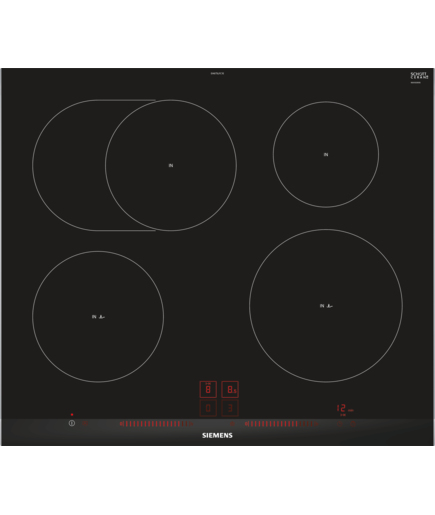 Siemens EH675LFC1E iQ300 Kochfeld Elektro / Glaskeramik / 60,2 cm / Timer mit Ausschaltfunktion