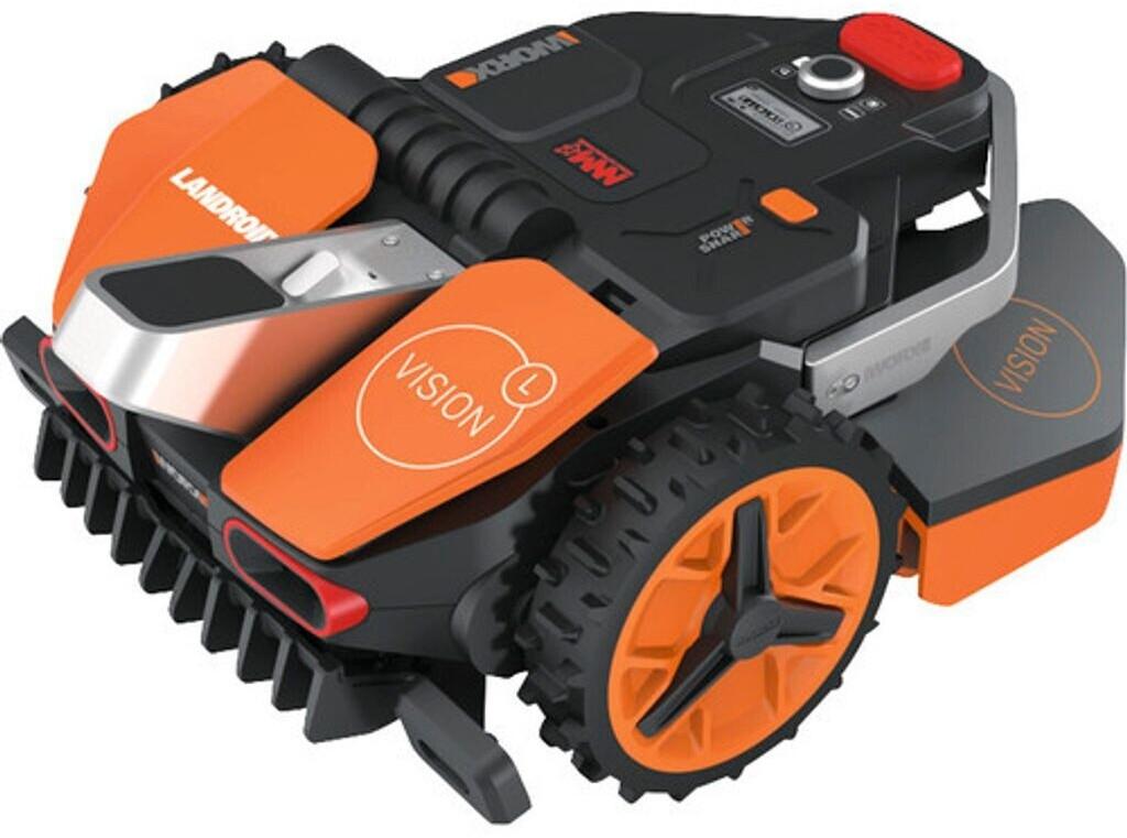 WORX Landroid Vision L1300 Rasenmähroboter Akku Schwarz, Orange, Rot, Silber