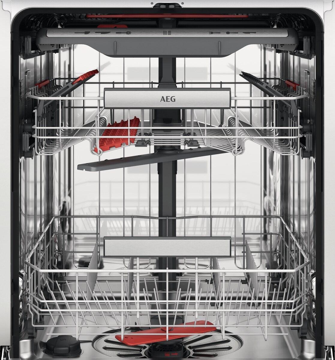 AEG FSE76738P Vollintegrierter-Geschirrspüler / Serie 7000 mit GlassCare / 60cm / WLAN-fähig / AirDry