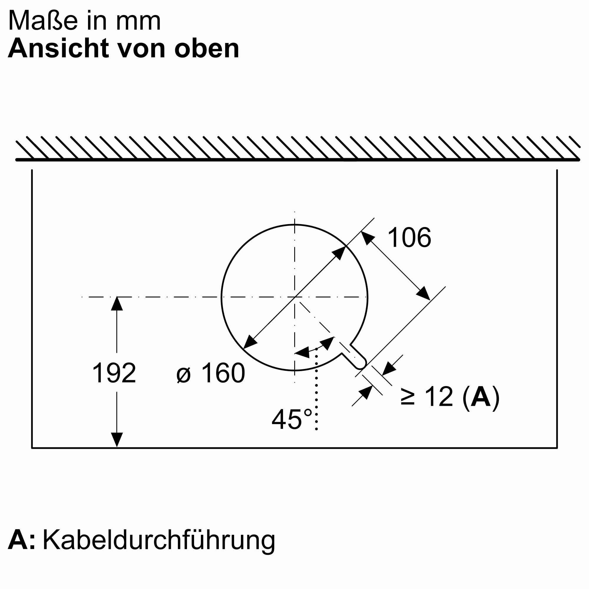 Bosch DBB85CC60 Serie 4, Integrierte Designhaube, 80 cm, Klarglas, Mattschwarz