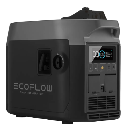 Ecoflow Smart Generator, Strom Generator, Tragbarer Benzin Generator,4l, 1800W