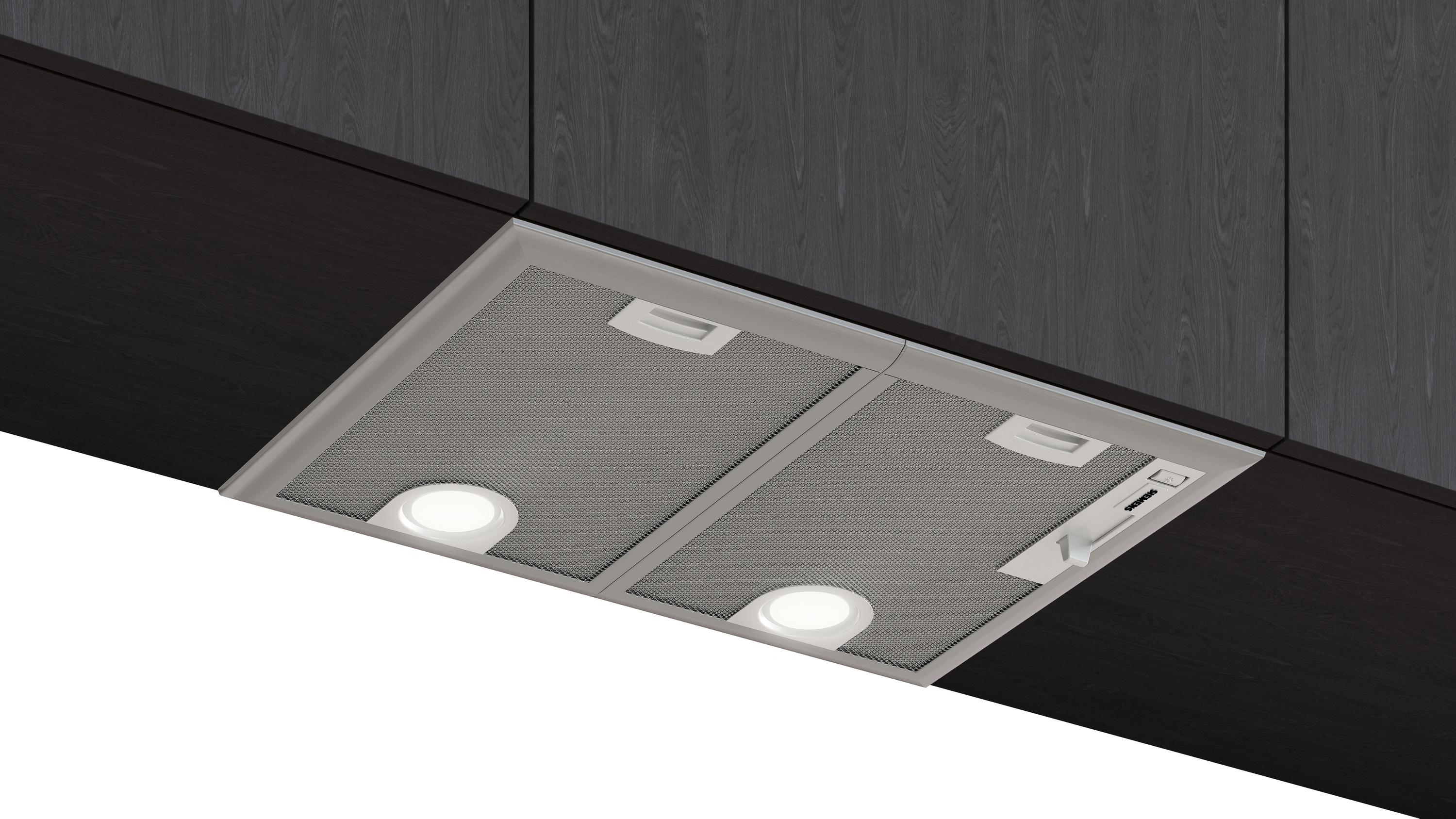 Siemens LB55566 iQ300, Lüfterbaustein, Dunstabzugshaube 53 cm, Silbermetallic